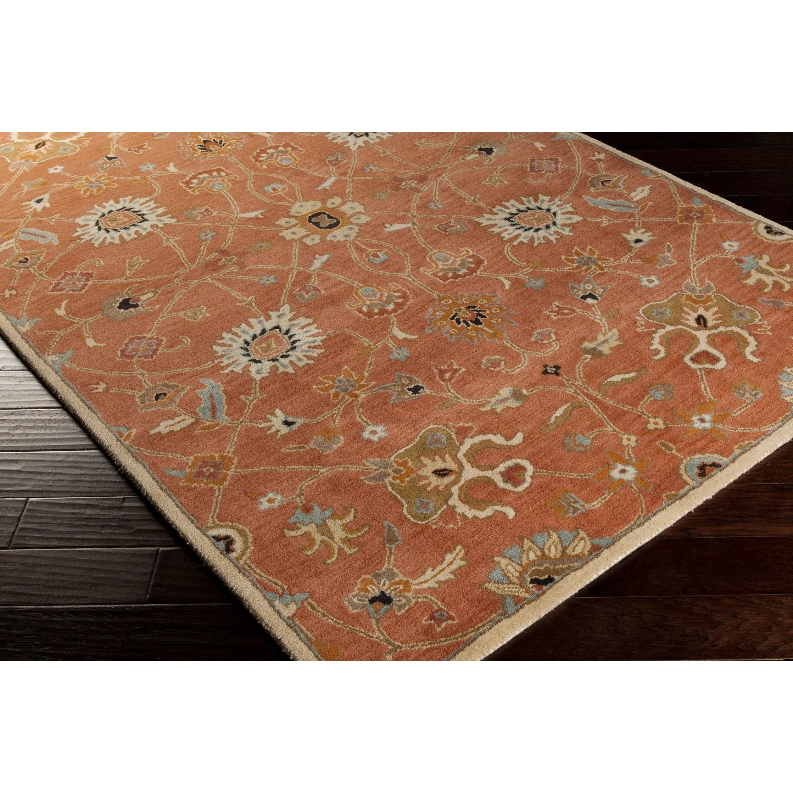 Hand-tufted Trey Traditional Wool Area Rug