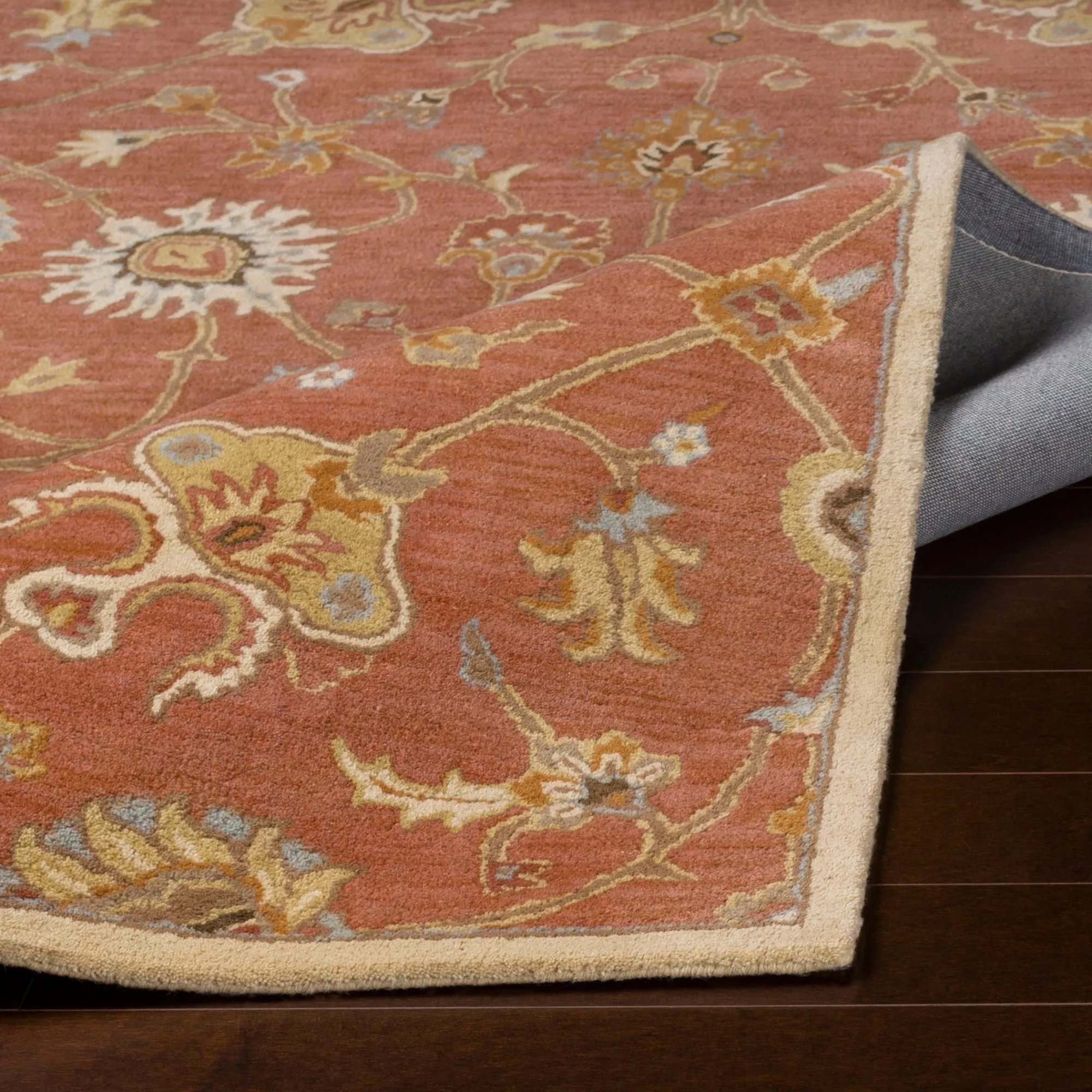 Hand-tufted Trey Traditional Wool Area Rug