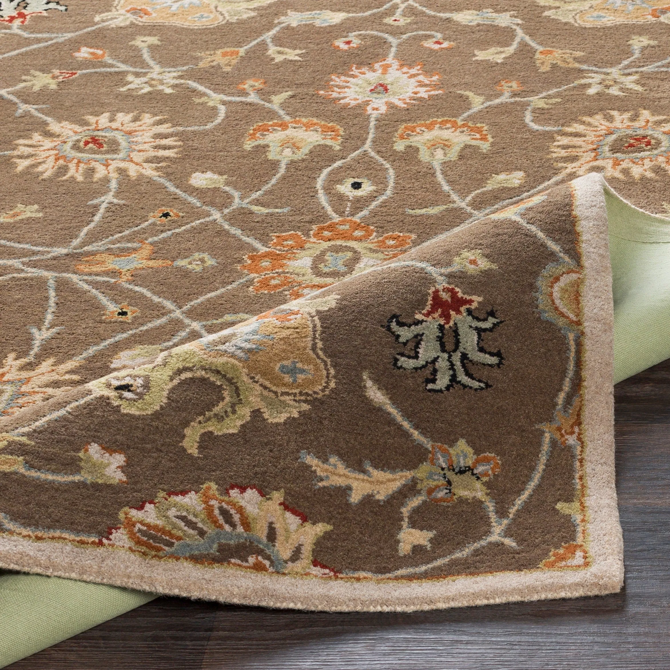 Hand-tufted Trey Traditional Wool Area Rug