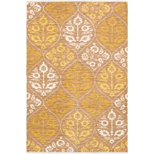 Hand-Woven Tin Cotton Rug