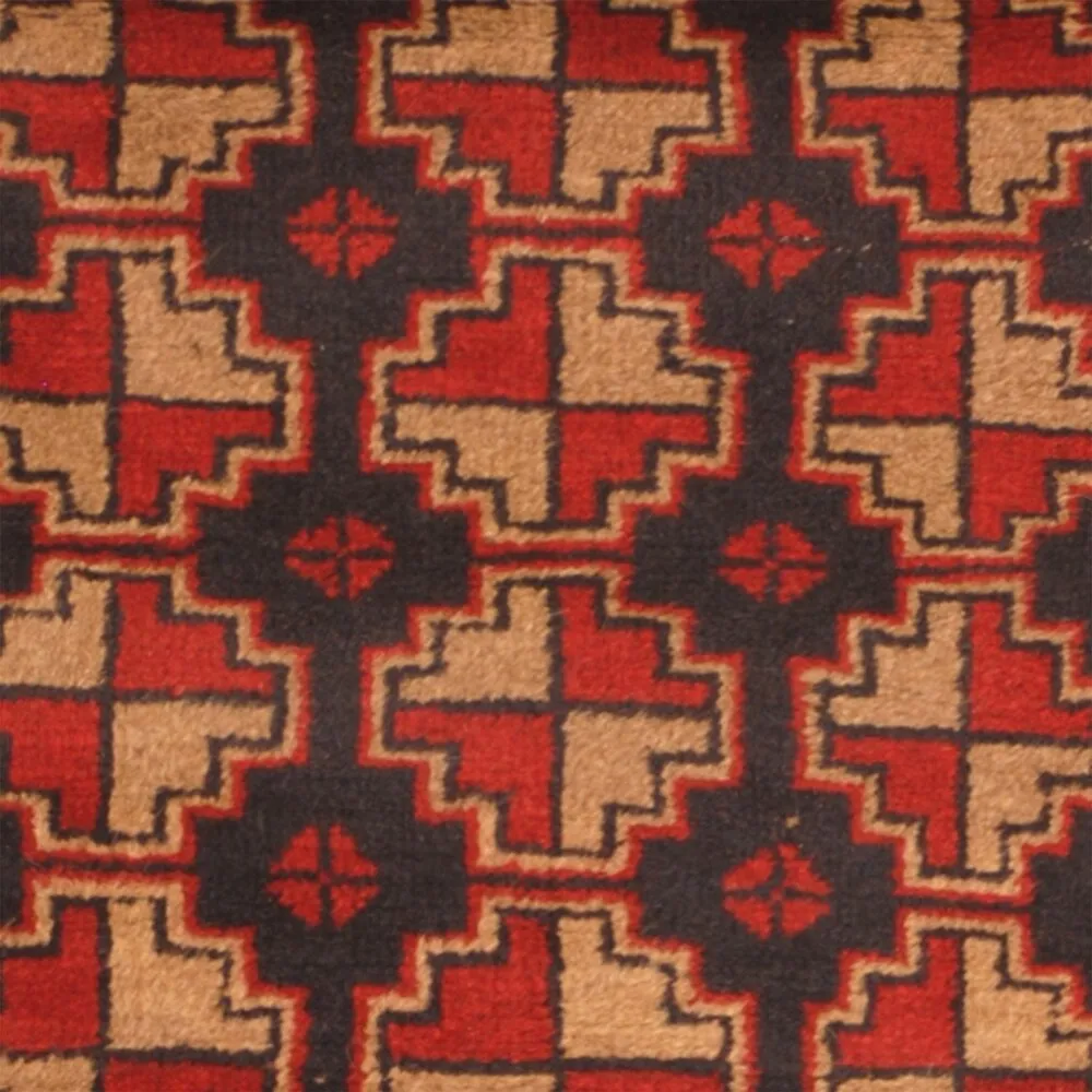 Handmade One-of-a-Kind Balouchi Wool Rug (Afghanistan) - 2'8 x 4'7