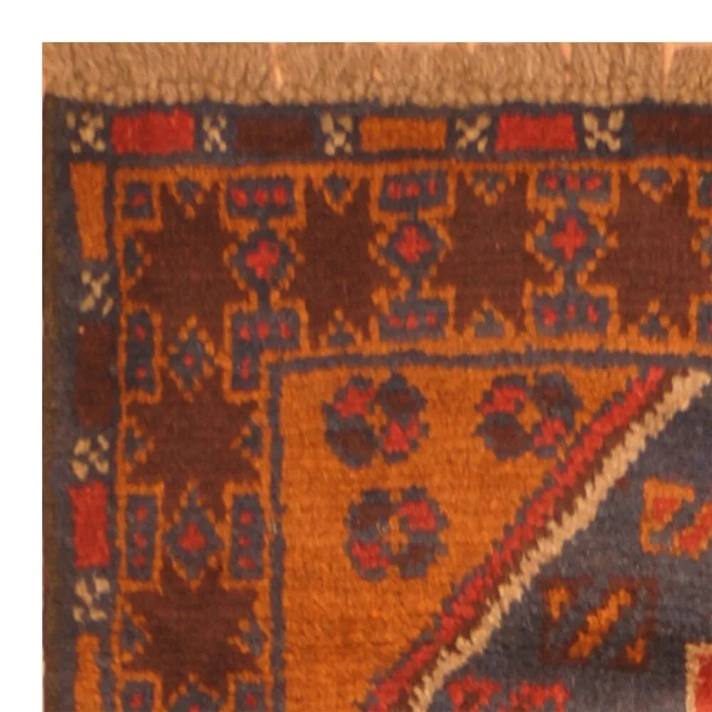 Handmade One-of-a-Kind Balouchi Wool Rug (Afghanistan) - 3' x 4'5