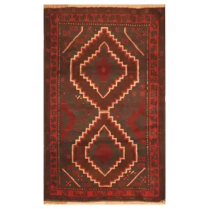 Handmade One-of-a-Kind Balouchi Wool Rug (Afghanistan) - 3' x 4'8
