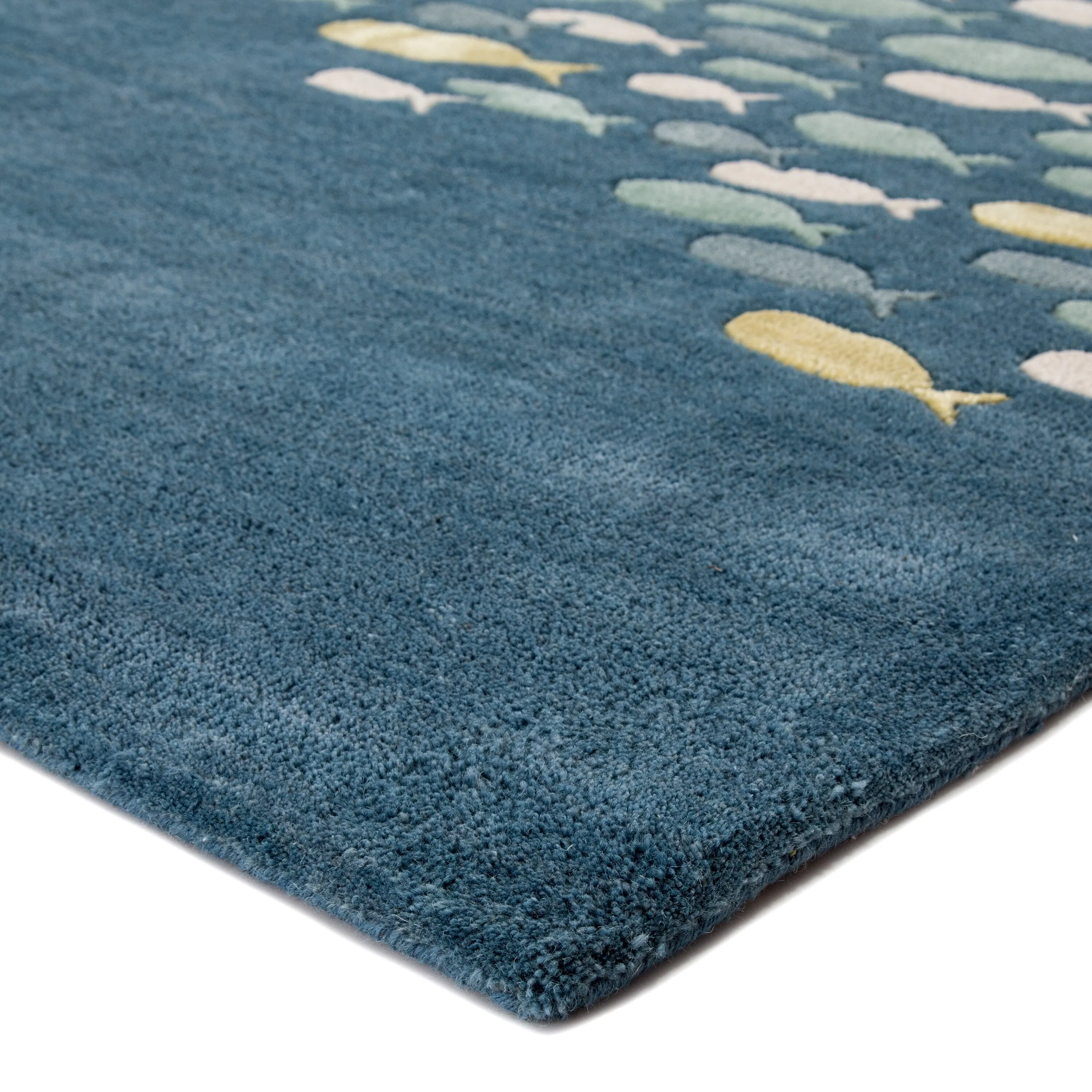 Handmade Schooled Animal Pattern Area Rug