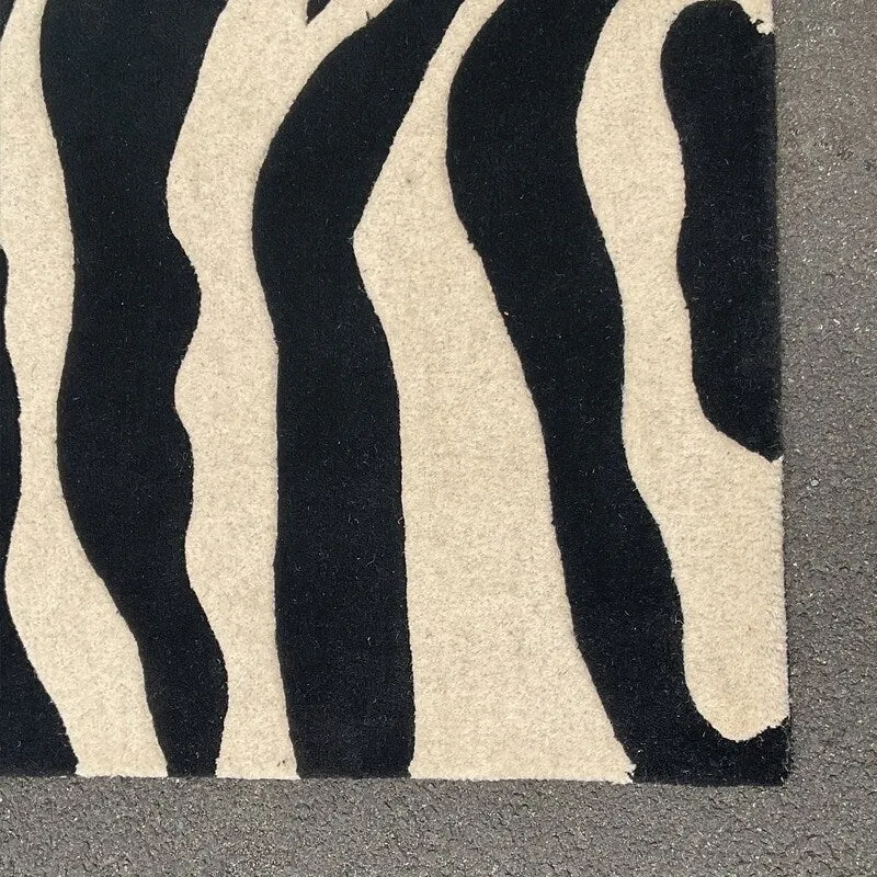 HERAT ORIENTAL Handmade Tibetan Zebra Wool Rug Collection