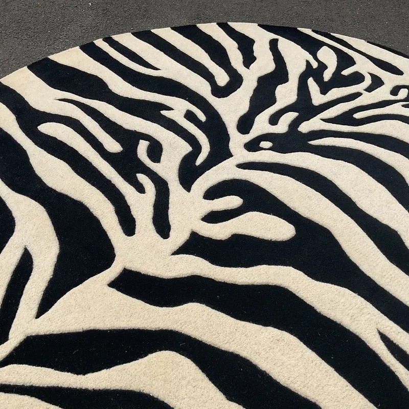 HERAT ORIENTAL Handmade Tibetan Zebra Wool Rug Collection