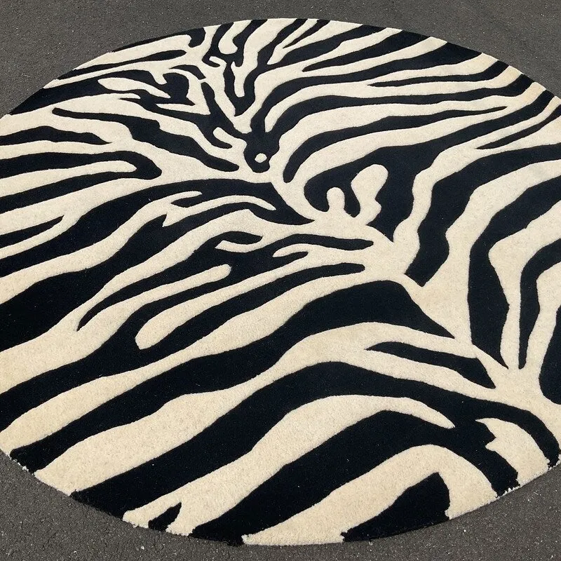 HERAT ORIENTAL Handmade Tibetan Zebra Wool Rug Collection