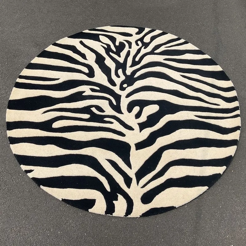 HERAT ORIENTAL Handmade Tibetan Zebra Wool Rug Collection