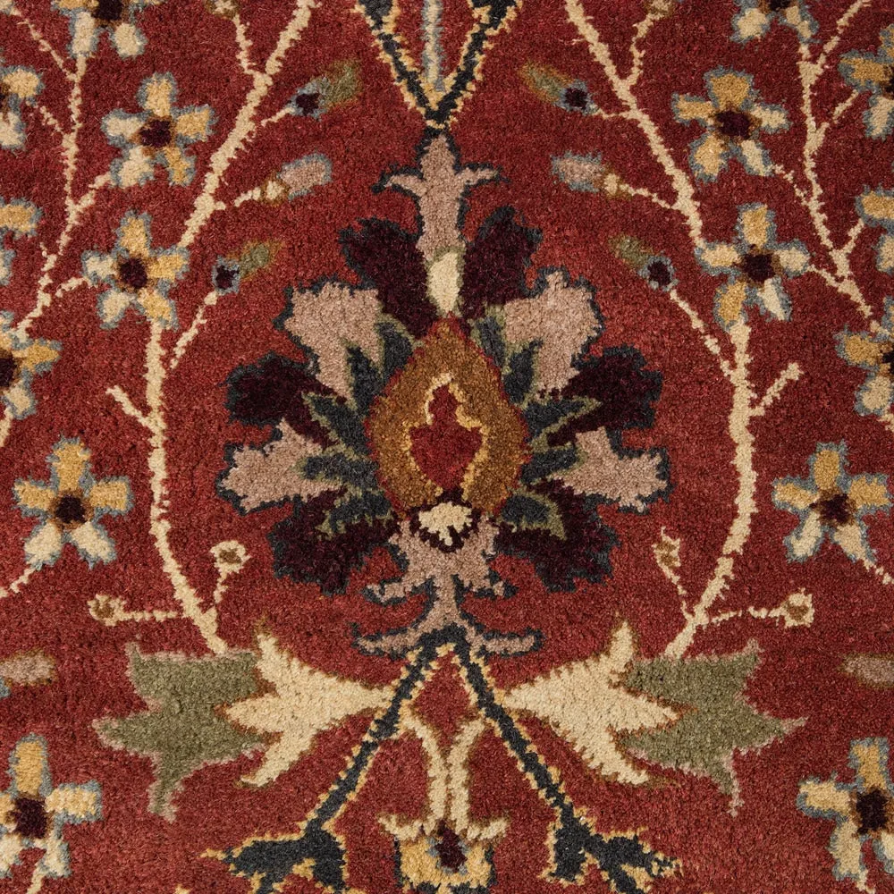 Home Decor Rust Hand-Tufted Wool Morris Rug by EORC Luxurious and Elegant Area Rug for Adding Warmth and Timeless Charm to You