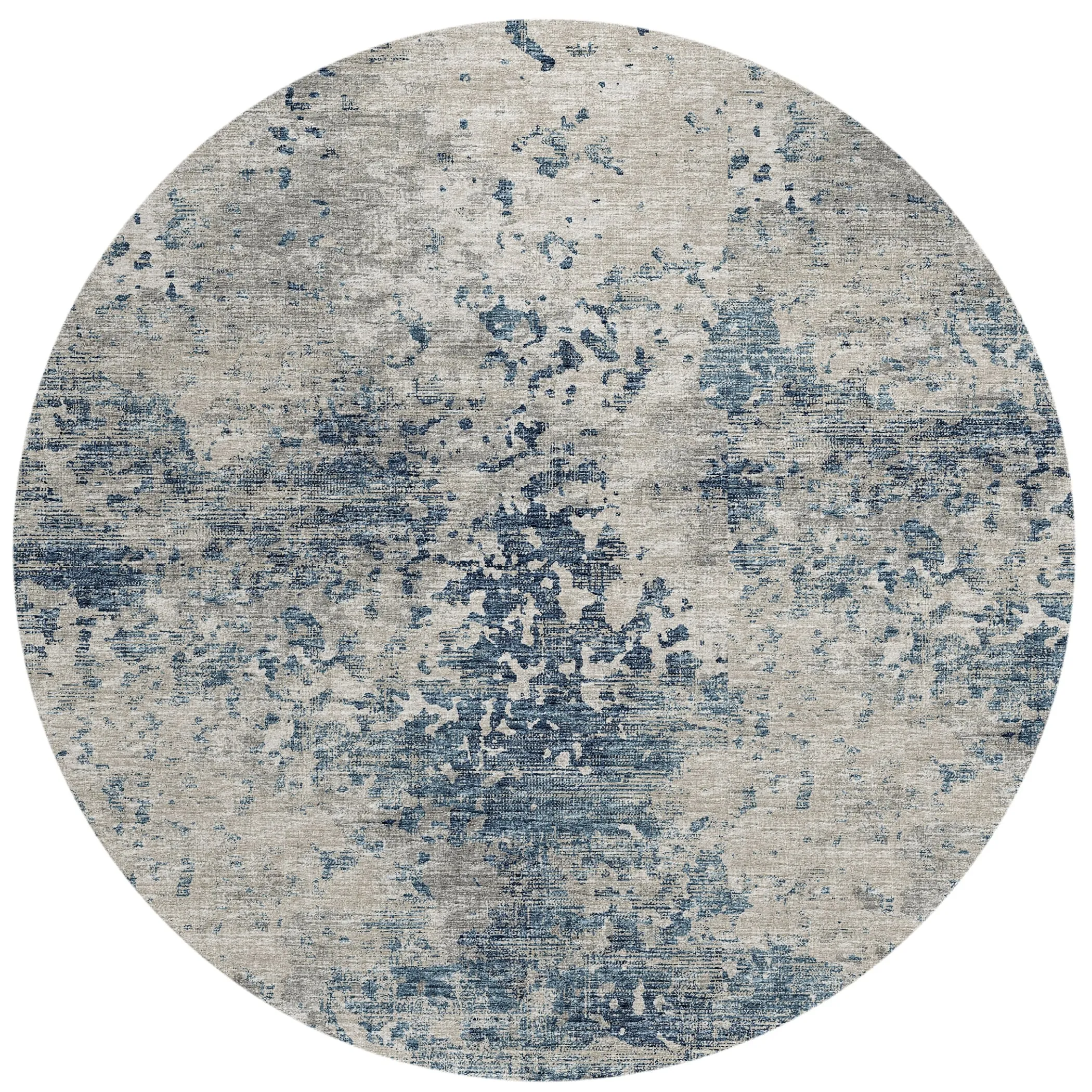 Indoor/ Outdoor Accord Modern Abstract Polyester Washable Rug New