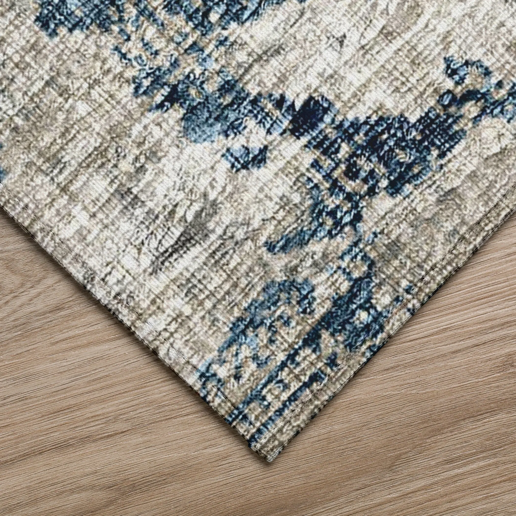 Indoor/ Outdoor Accord Modern Abstract Polyester Washable Rug New