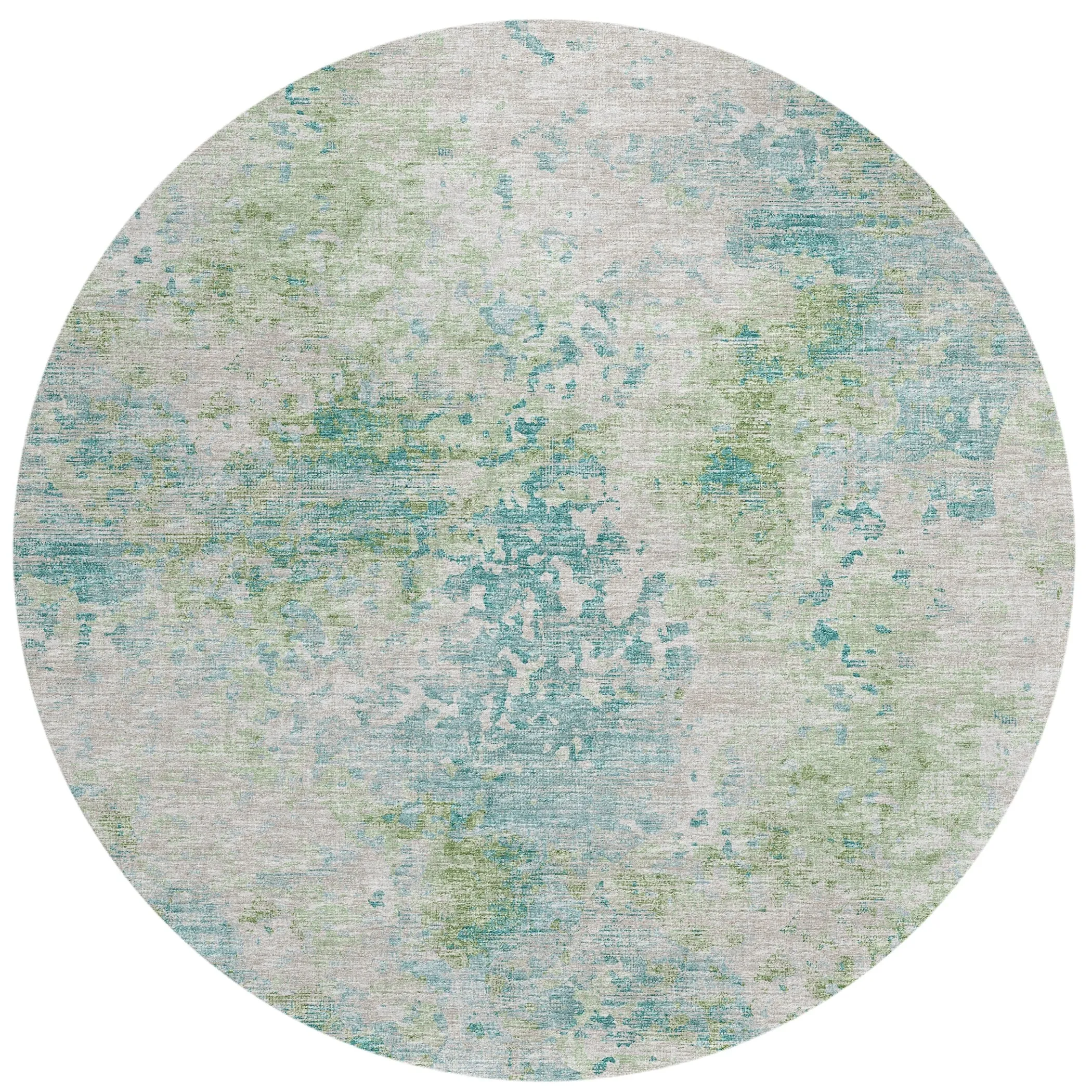 Indoor/ Outdoor Accord Modern Abstract Polyester Washable Rug New