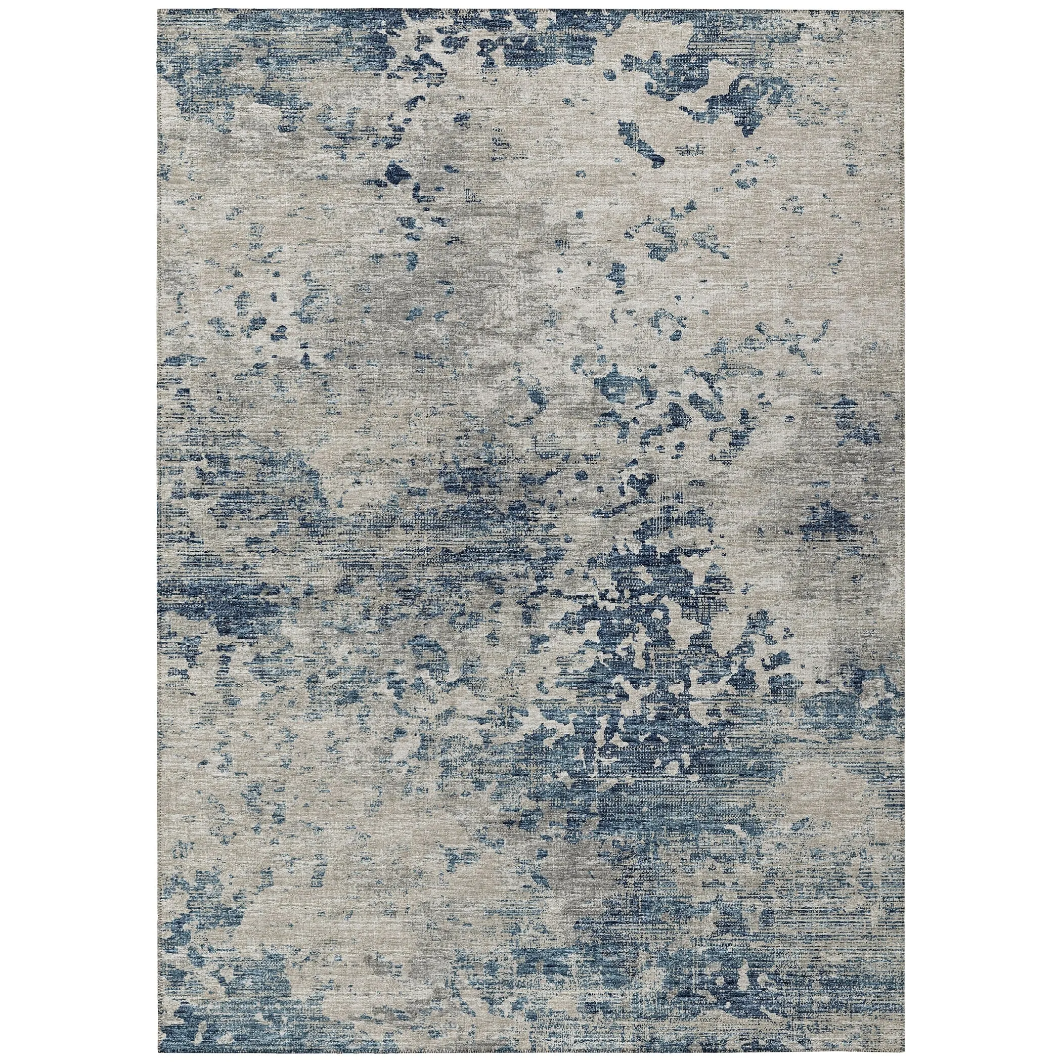 Indoor/ Outdoor Accord Modern Abstract Polyester Washable Rug New