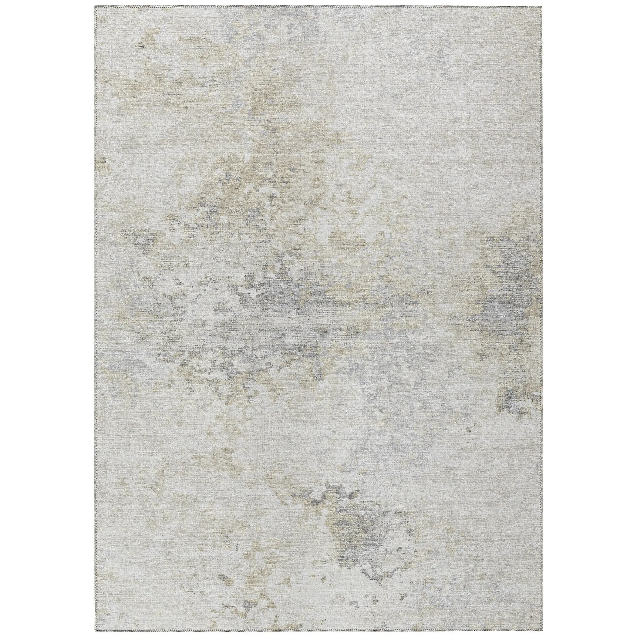 Indoor/ Outdoor Accord Modern Abstract Polyester Washable Rug New