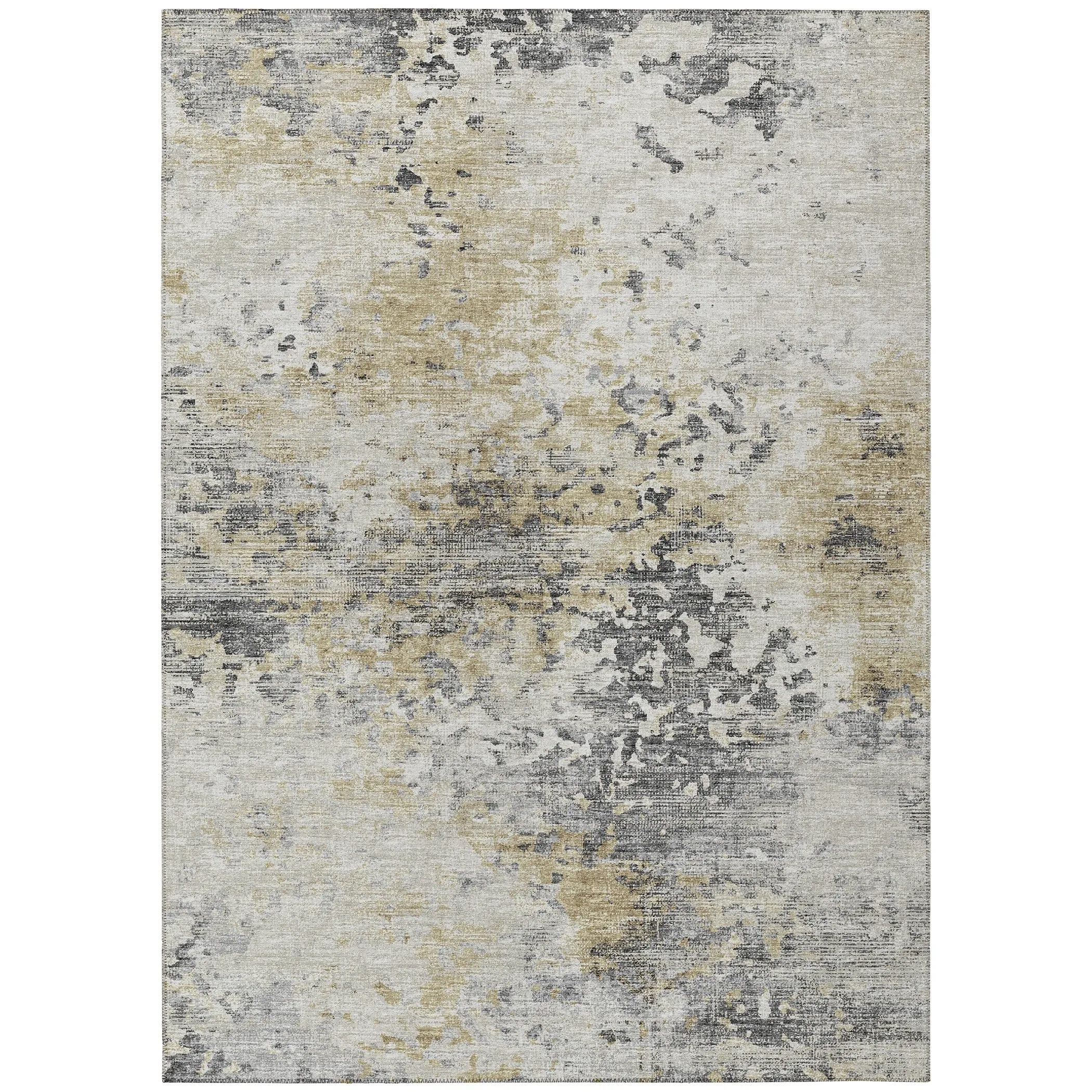 Indoor/ Outdoor Accord Modern Abstract Polyester Washable Rug New