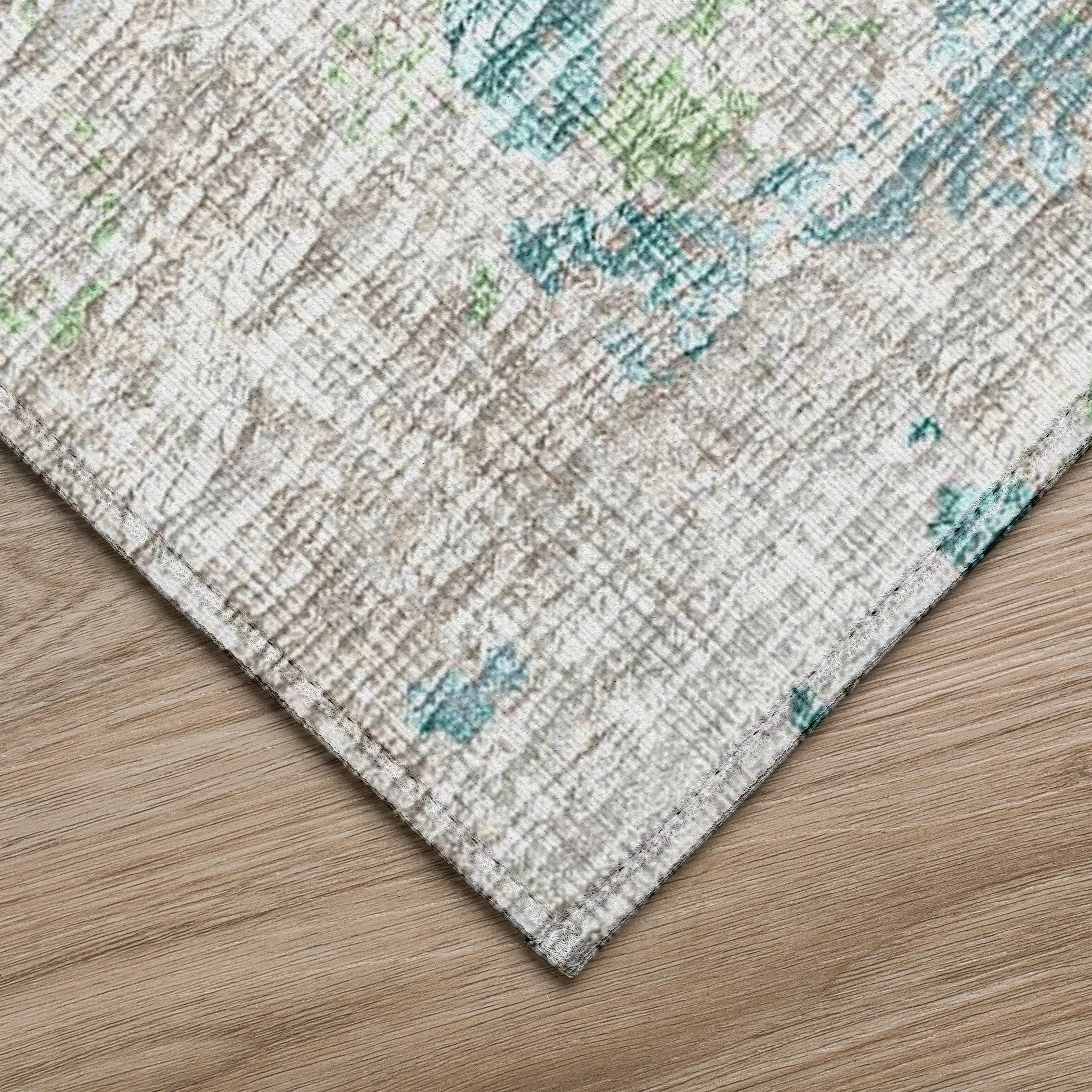 Indoor/ Outdoor Accord Modern Abstract Polyester Washable Rug New
