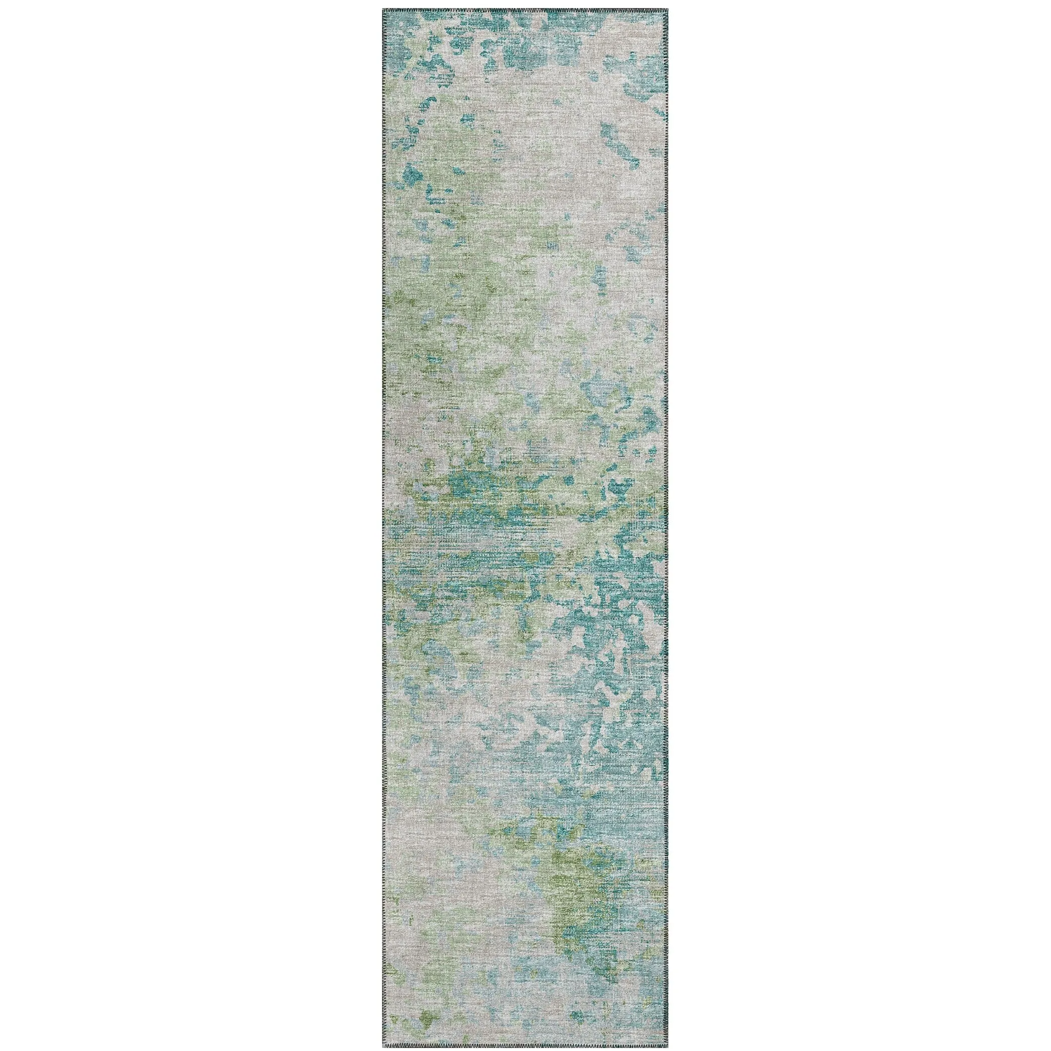 Indoor/ Outdoor Accord Modern Abstract Polyester Washable Rug New
