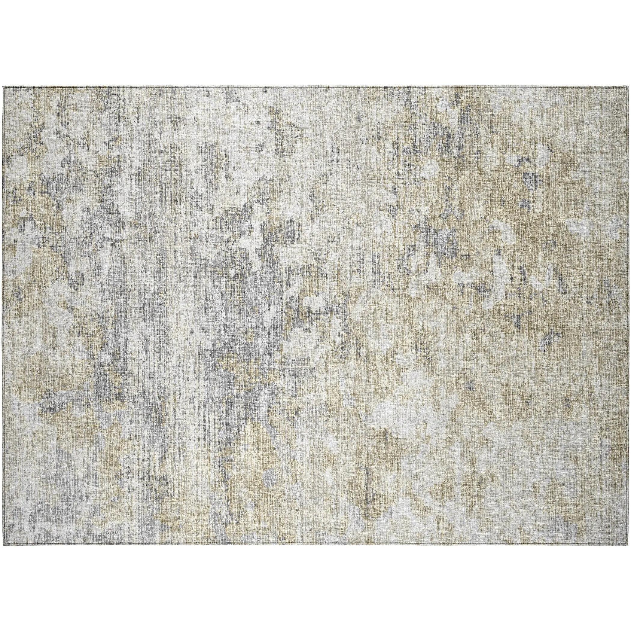 Indoor/ Outdoor Accord Modern Abstract Polyester Washable Rug New