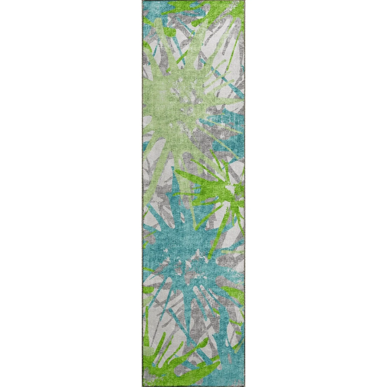 Indoor/ Outdoor Addison Bravado Abstract Starburst Washable Area Rug