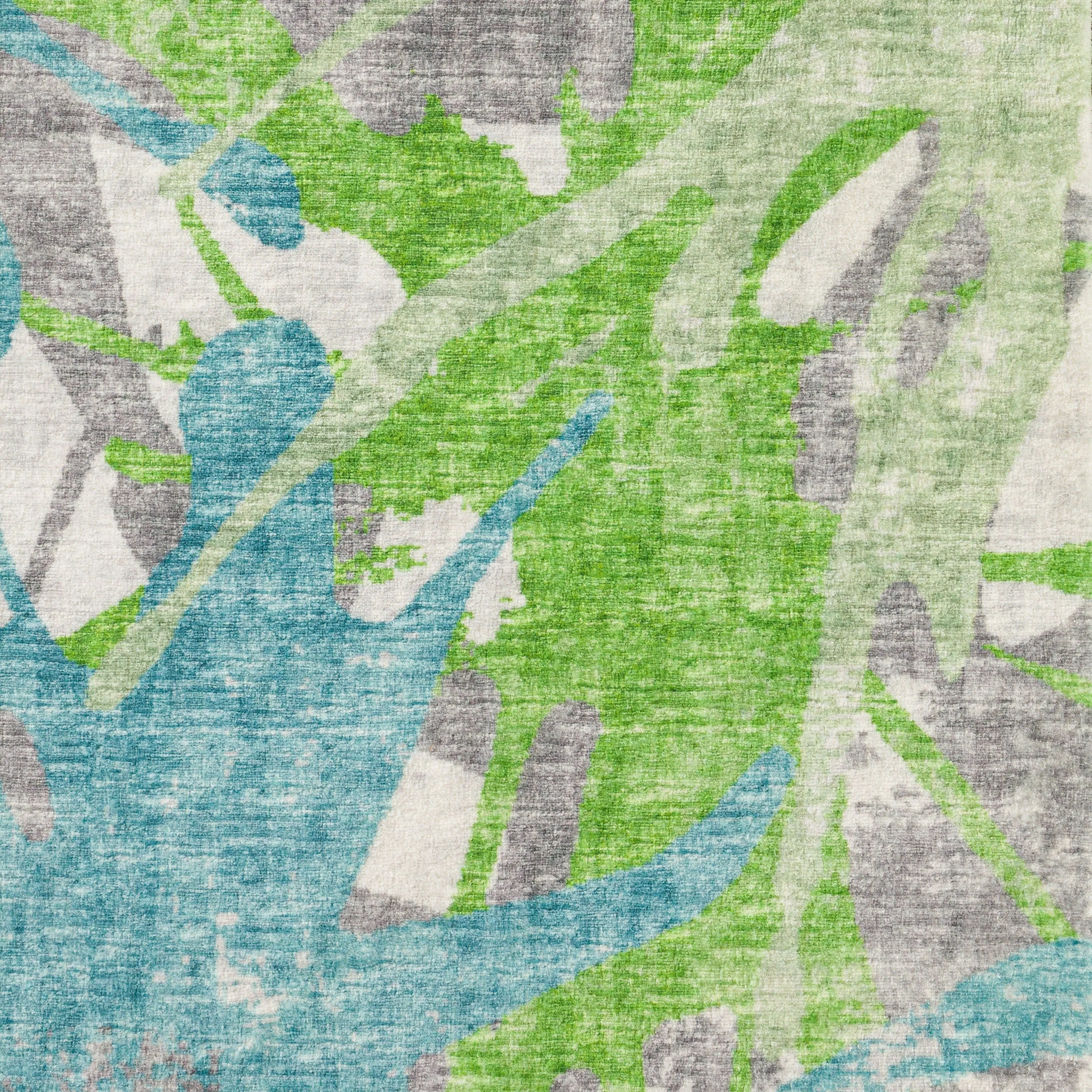 Indoor/ Outdoor Addison Bravado Abstract Starburst Washable Area Rug