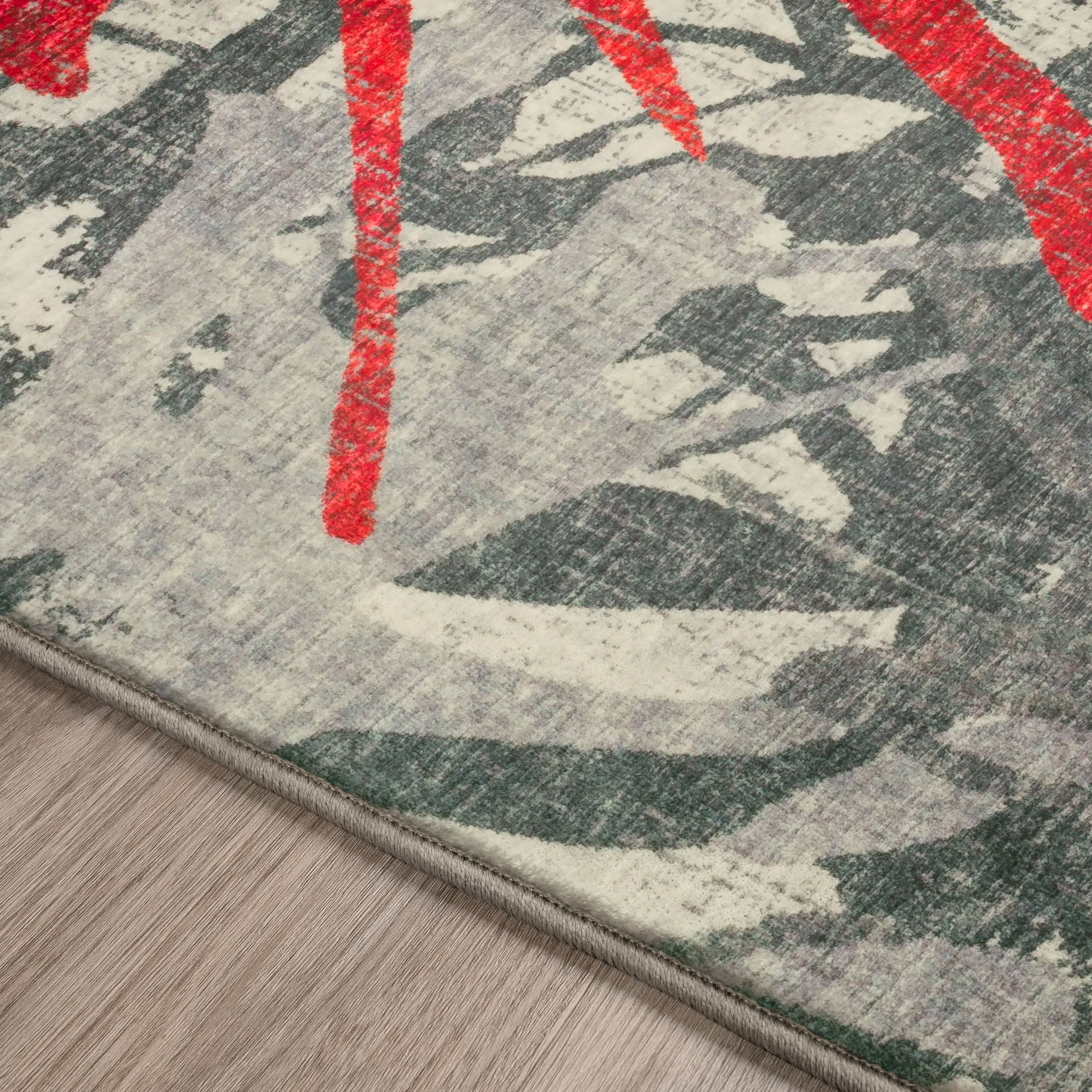 Indoor/ Outdoor Addison Bravado Abstract Starburst Washable Area Rug