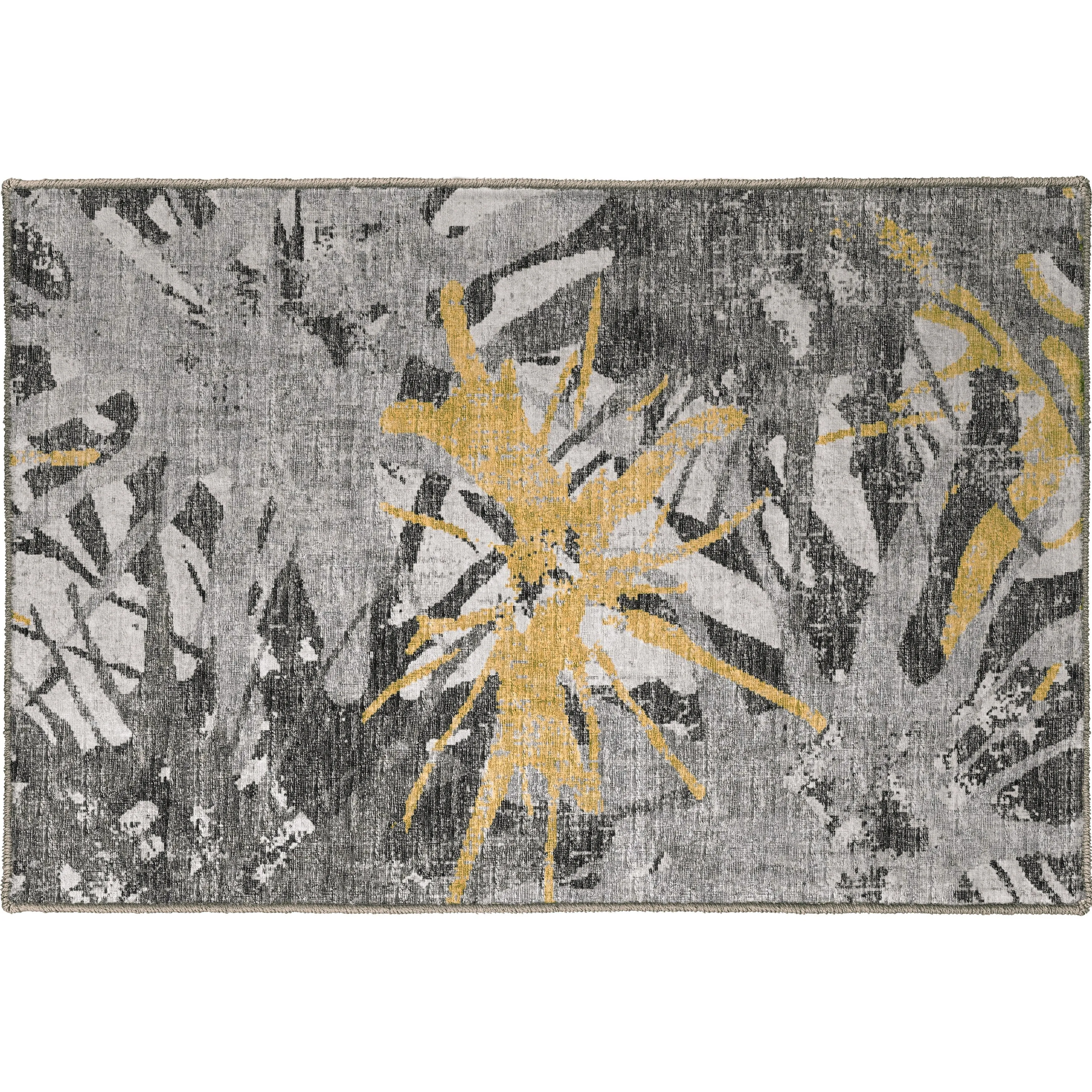 Indoor/ Outdoor Addison Bravado Abstract Starburst Washable Area Rug