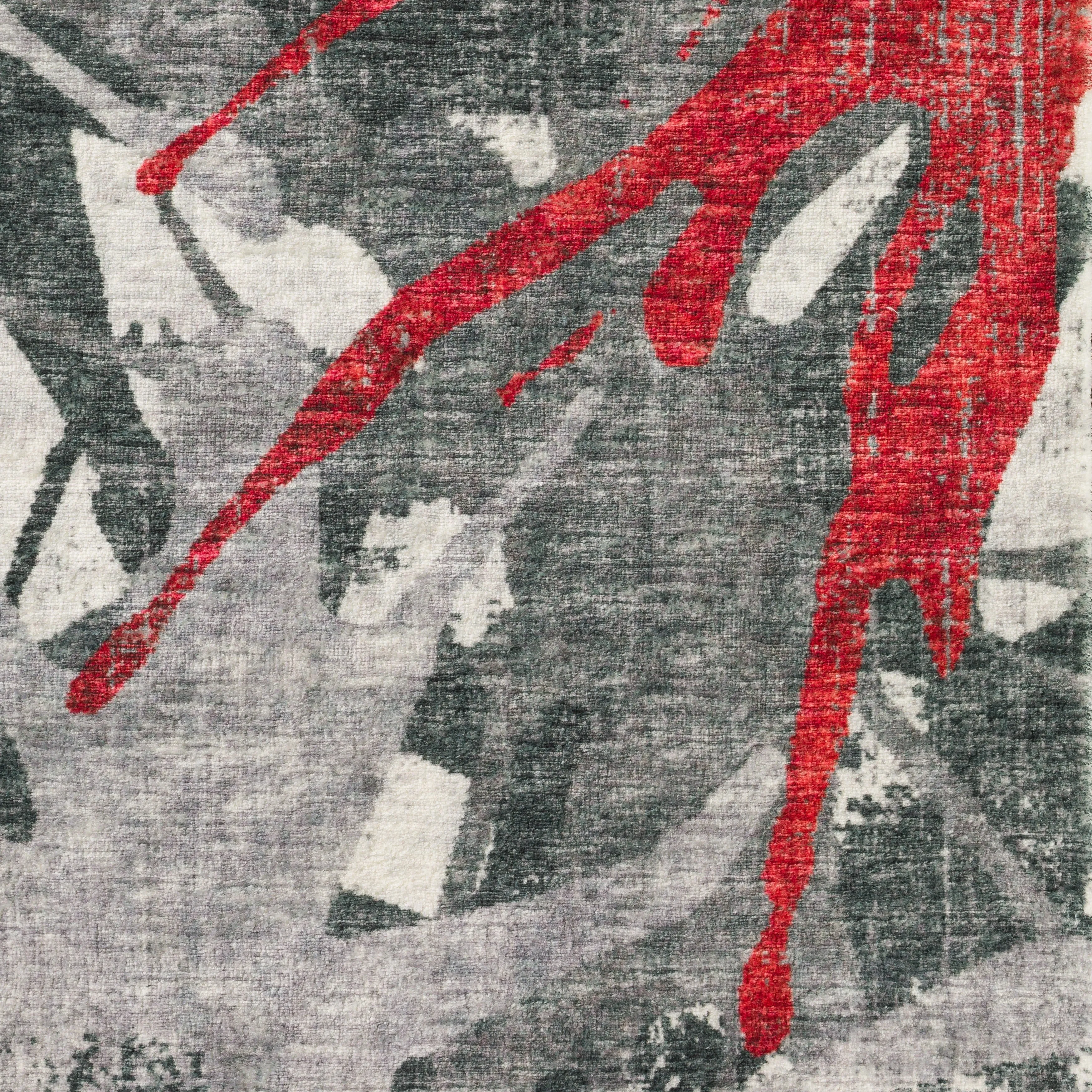 Indoor/ Outdoor Addison Bravado Abstract Starburst Washable Area Rug
