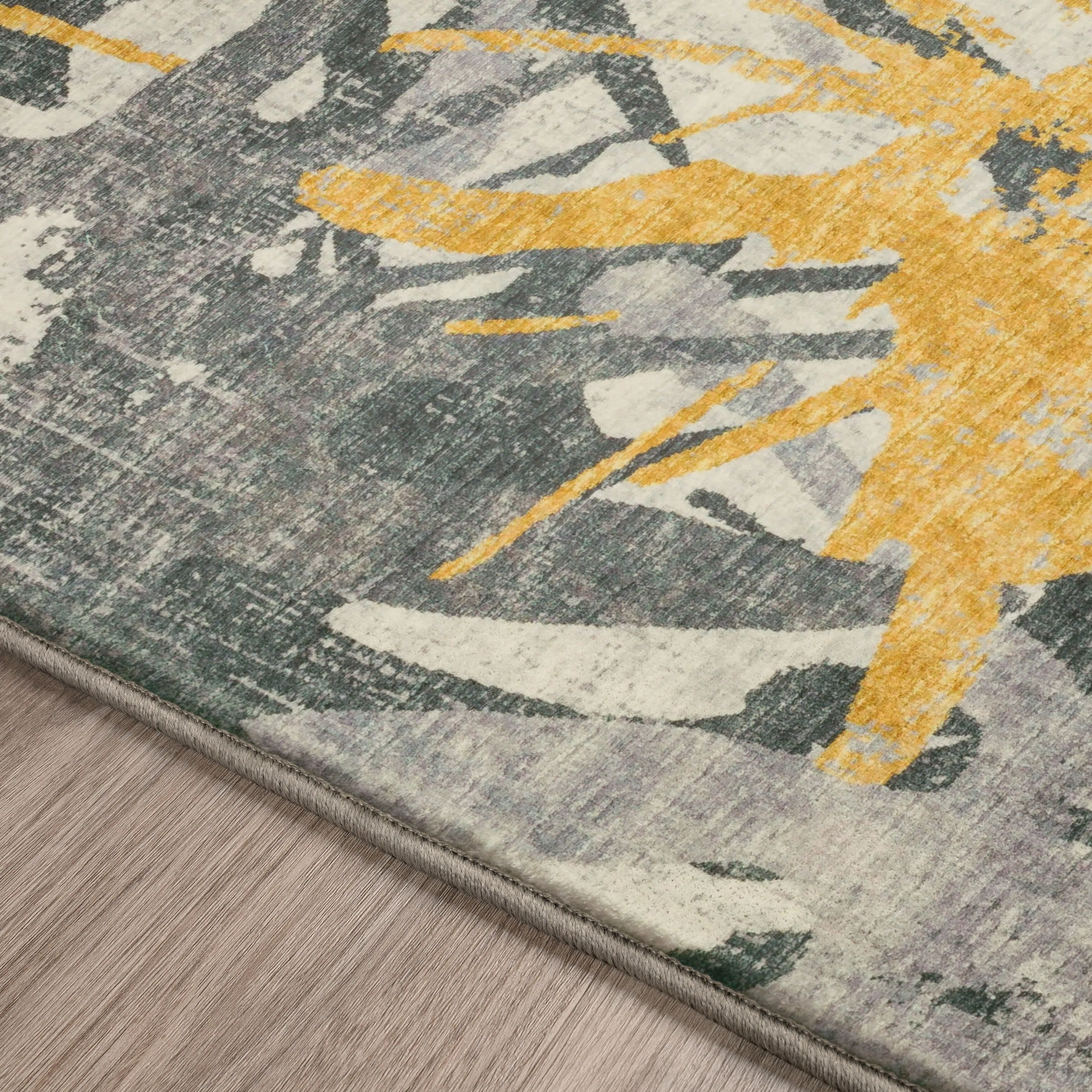 Indoor/ Outdoor Addison Bravado Abstract Starburst Washable Area Rug