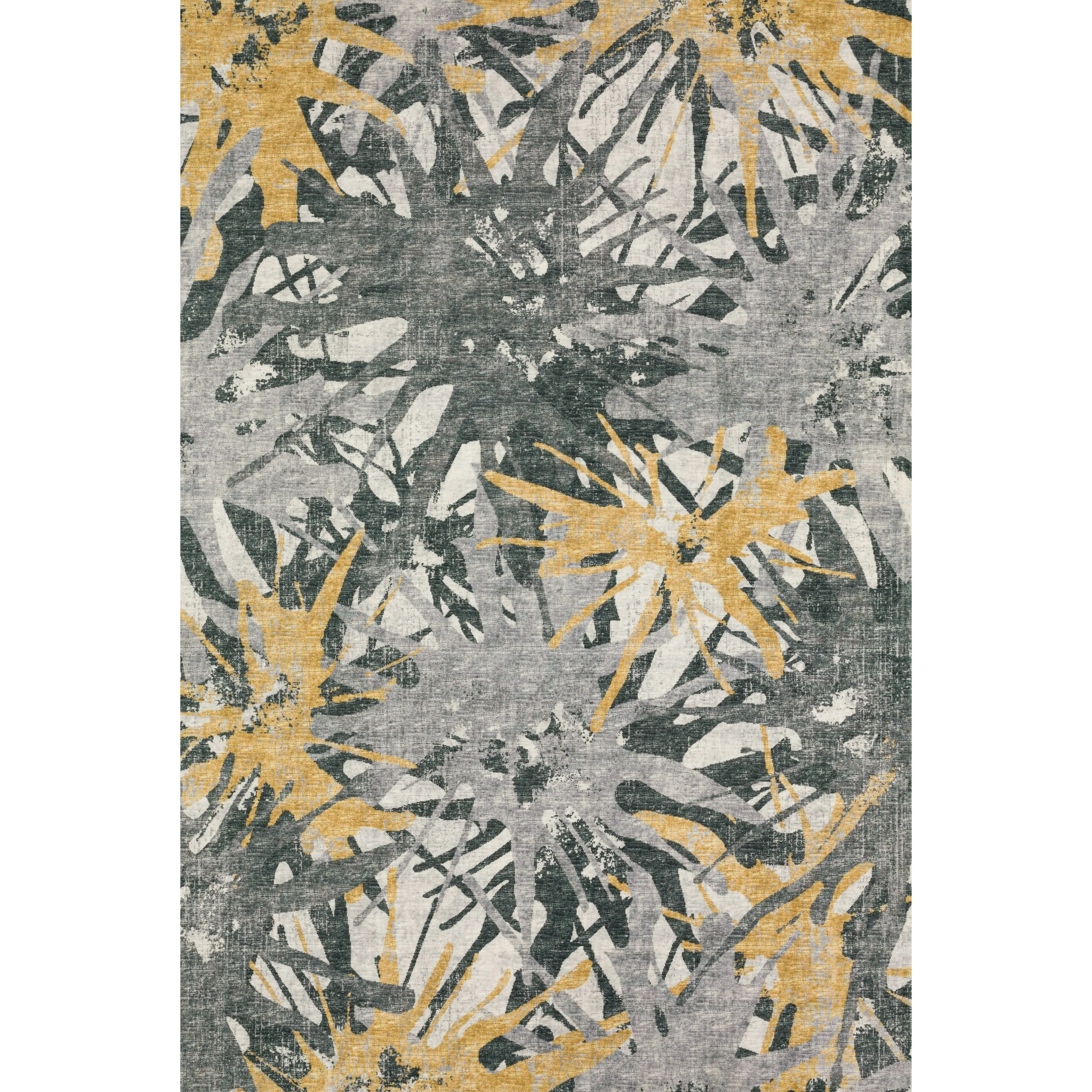 Indoor/ Outdoor Addison Bravado Abstract Starburst Washable Area Rug
