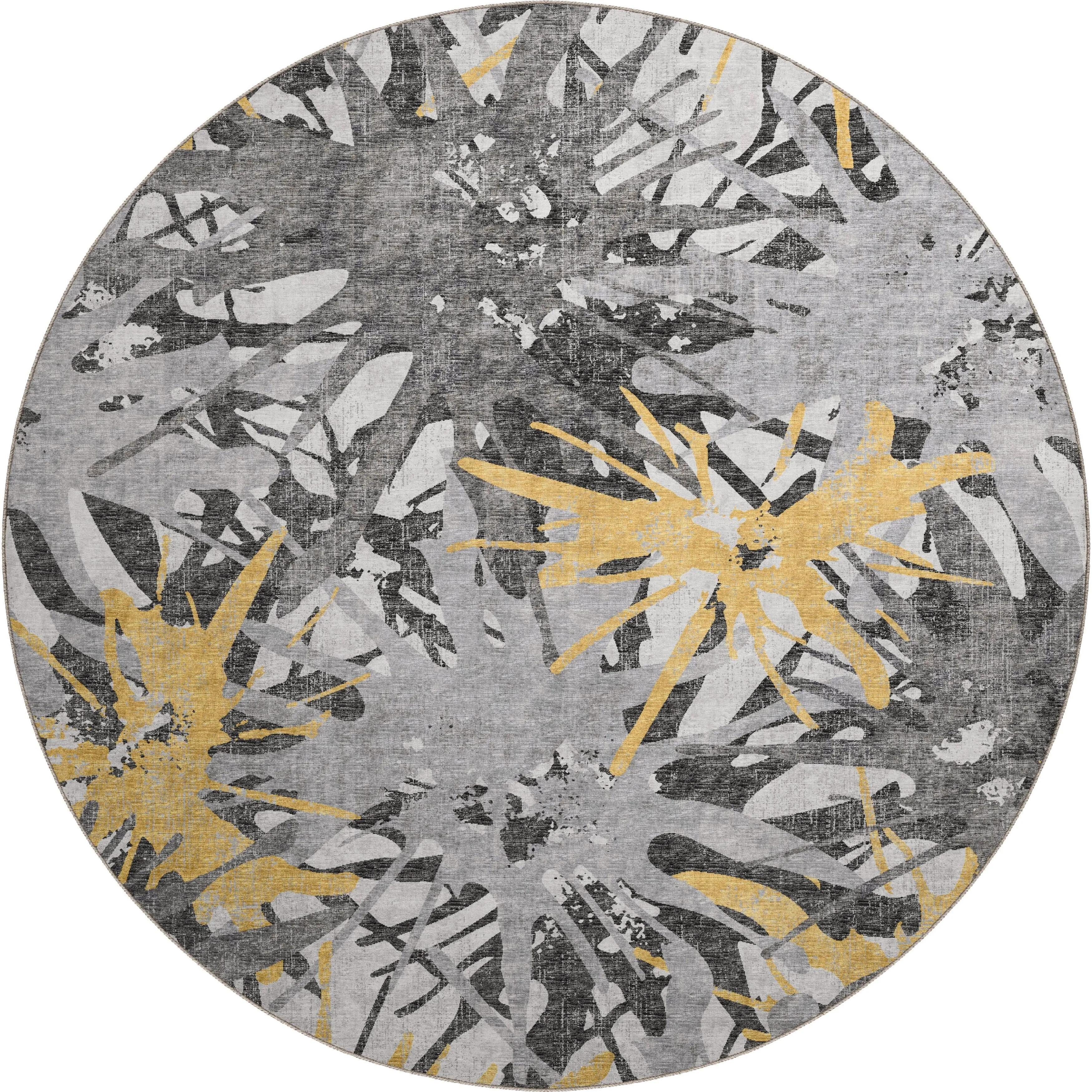 Indoor/ Outdoor Addison Bravado Abstract Starburst Washable Area Rug