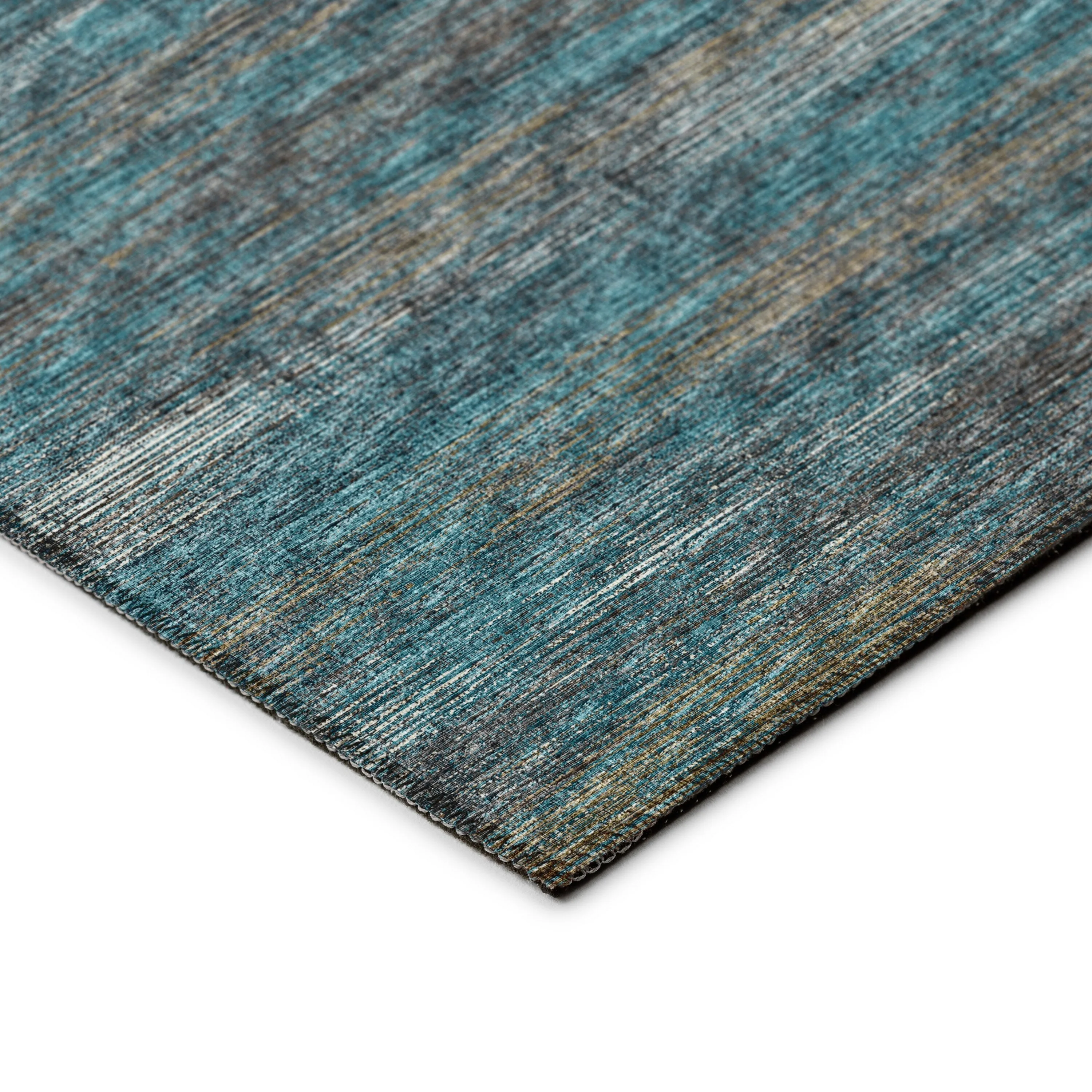 Indoor/ Outdoor Marston Dynamic Transitional Striped Washable Area Rug