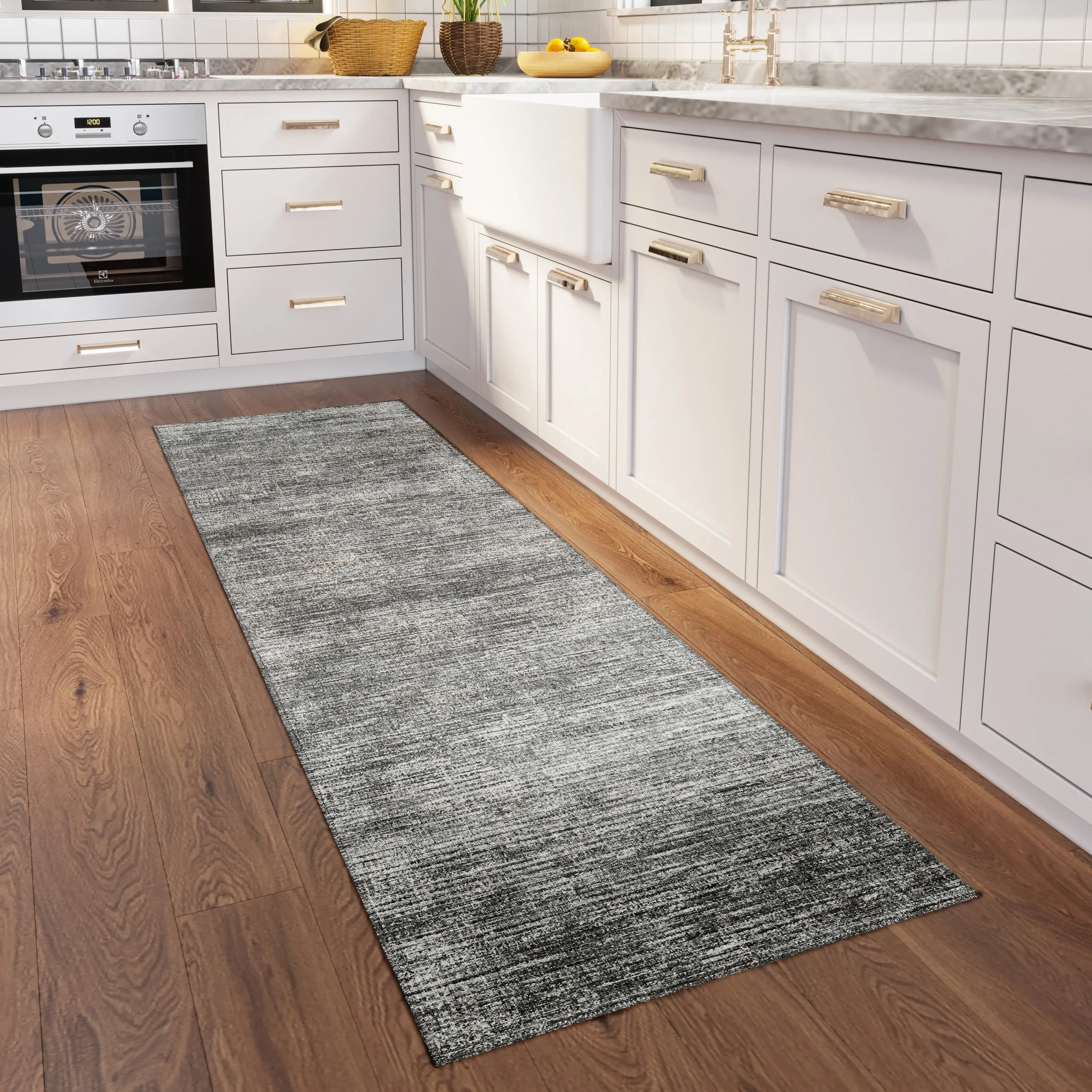 Indoor/ Outdoor Marston Dynamic Transitional Striped Washable Area Rug