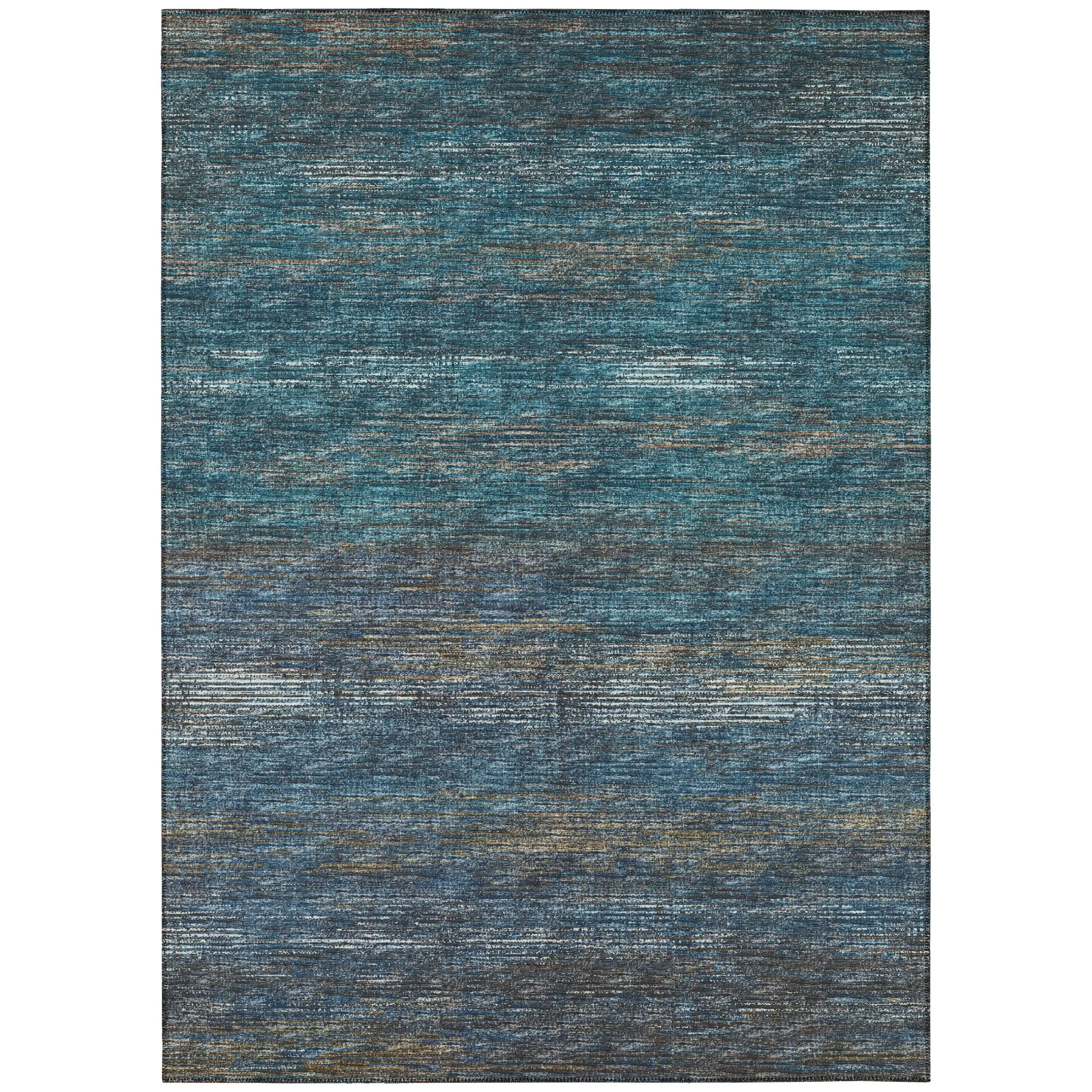 Indoor/ Outdoor Marston Dynamic Transitional Striped Washable Area Rug