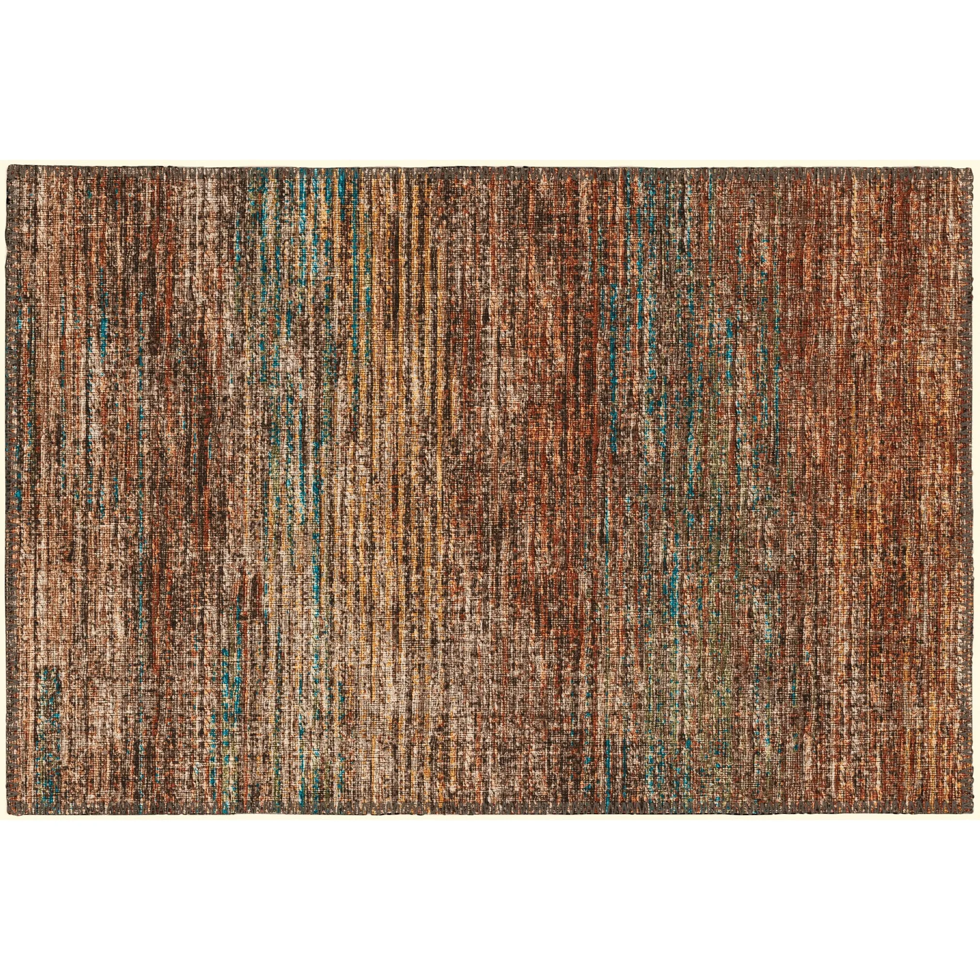 Indoor/ Outdoor Marston Dynamic Transitional Striped Washable Area Rug