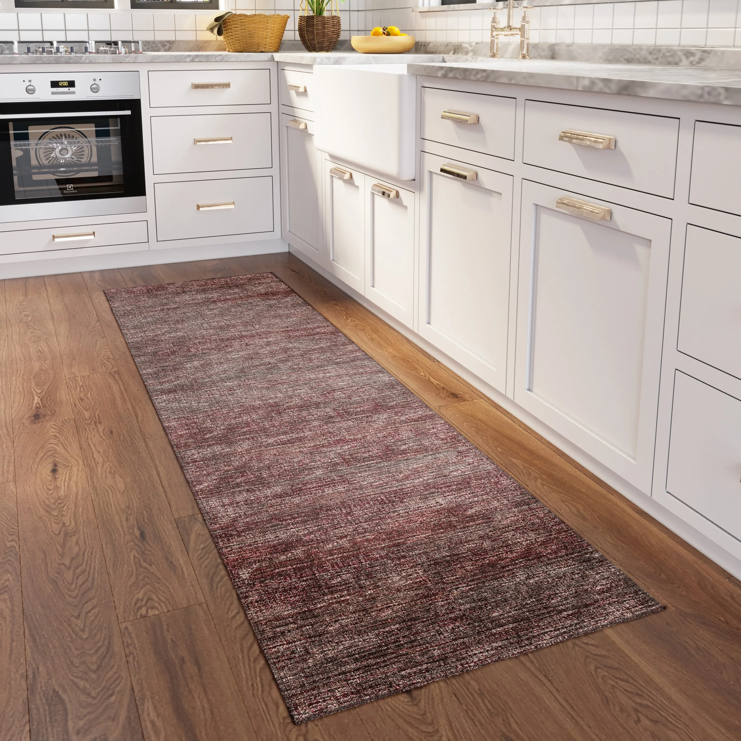 Indoor/ Outdoor Marston Dynamic Transitional Striped Washable Area Rug
