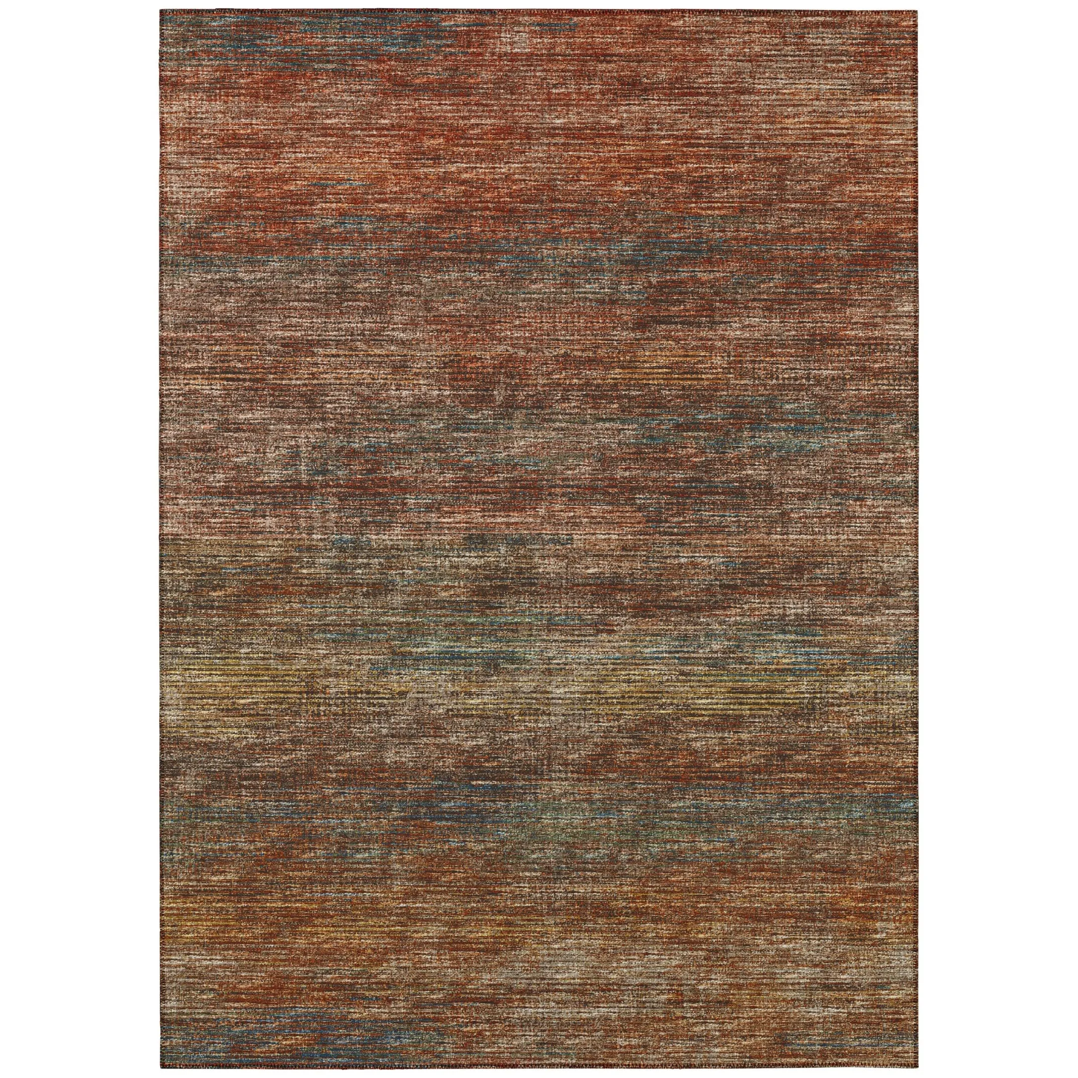 Indoor/ Outdoor Marston Dynamic Transitional Striped Washable Area Rug