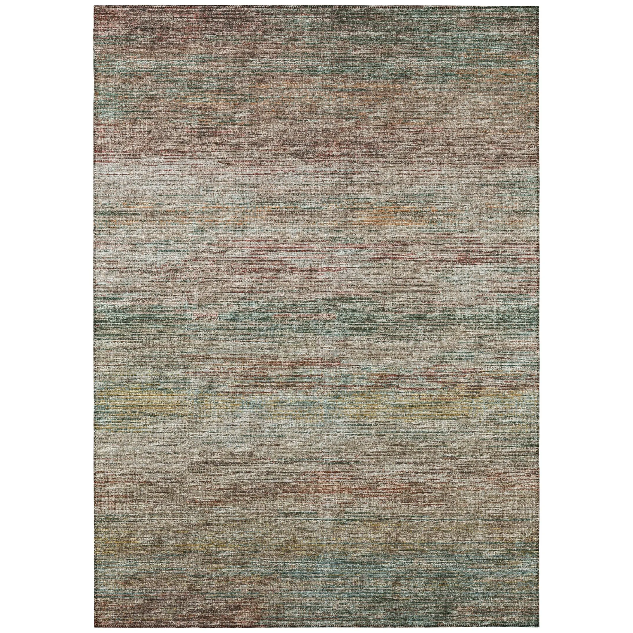 Indoor/ Outdoor Marston Dynamic Transitional Striped Washable Area Rug