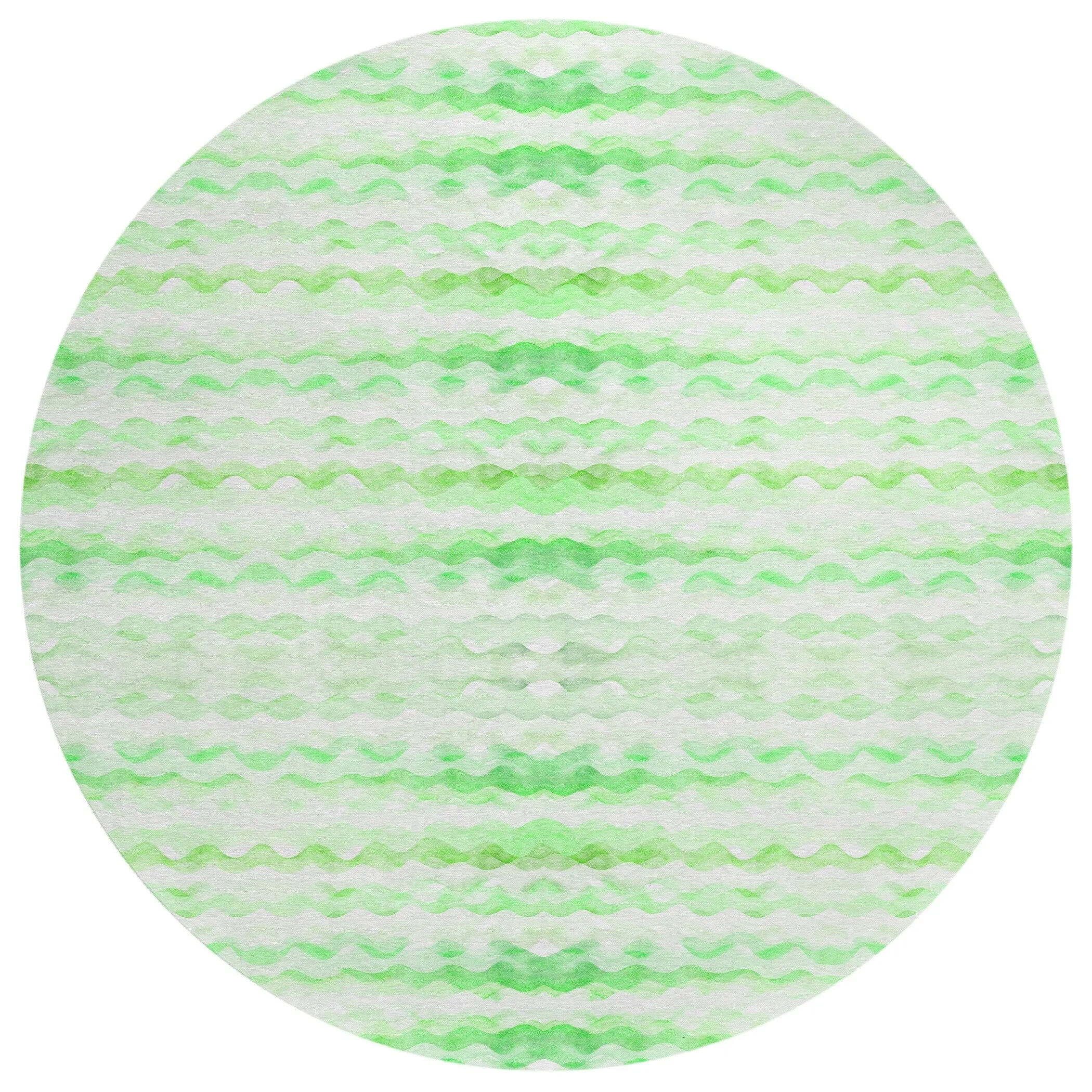 Indoor/ Outdoor Surfside Ombre Wave Washable Rug New