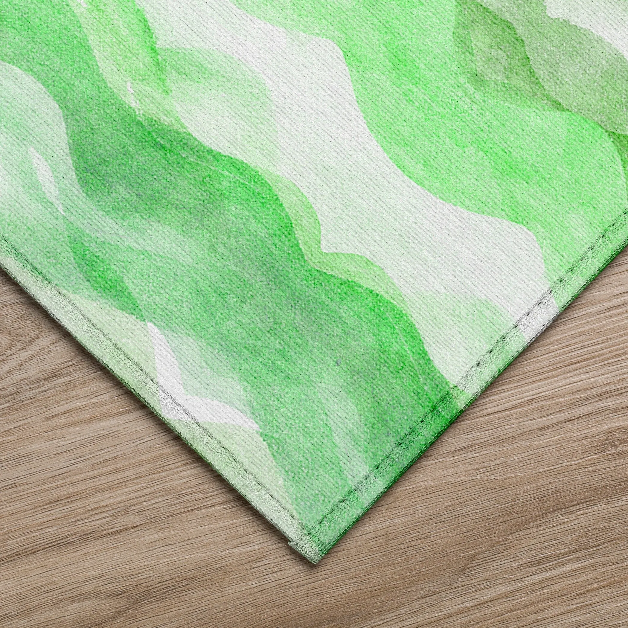 Indoor/ Outdoor Surfside Ombre Wave Washable Rug New