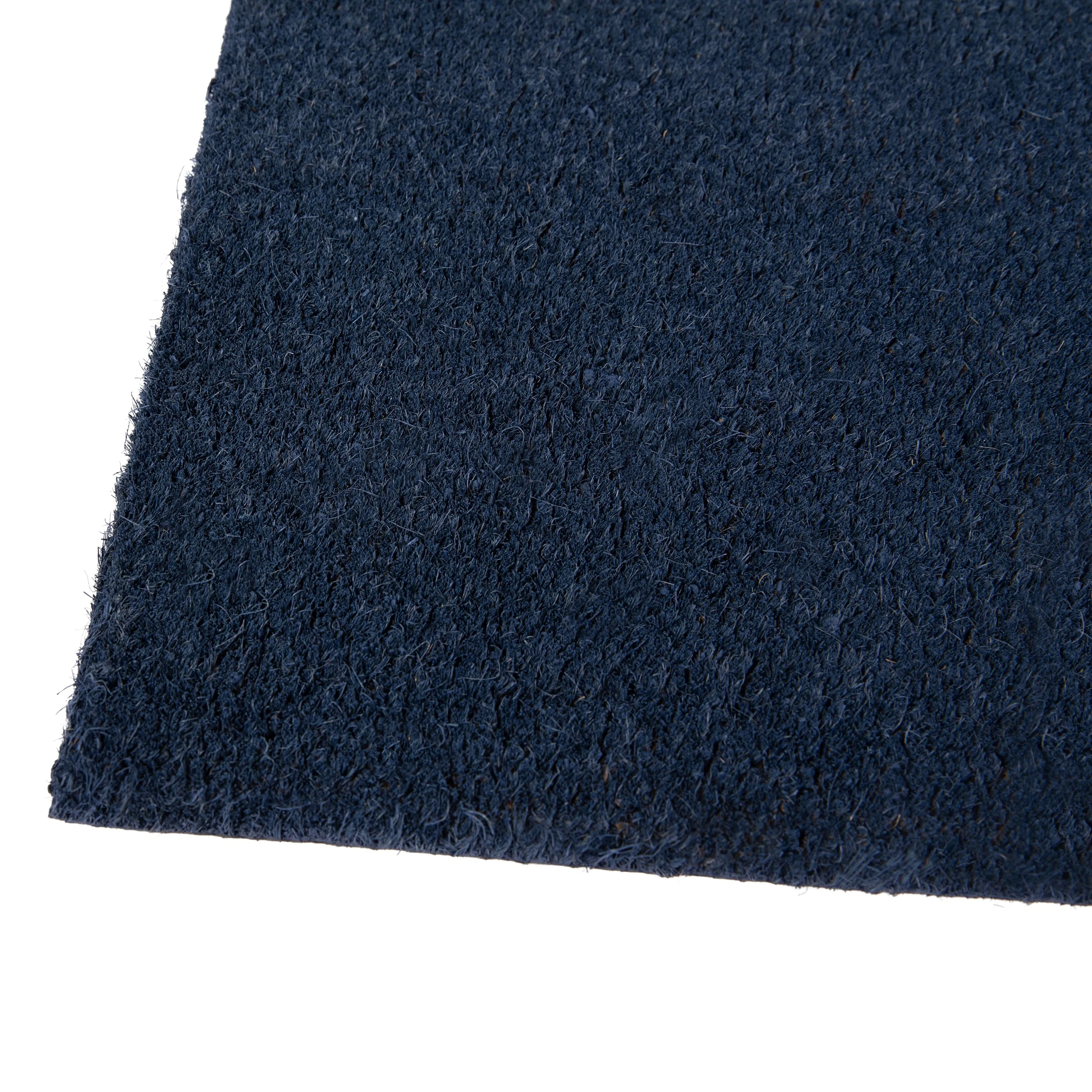 Indoor/Outdoor Solid Coir Entryway Doormat with Non-Slip Backing