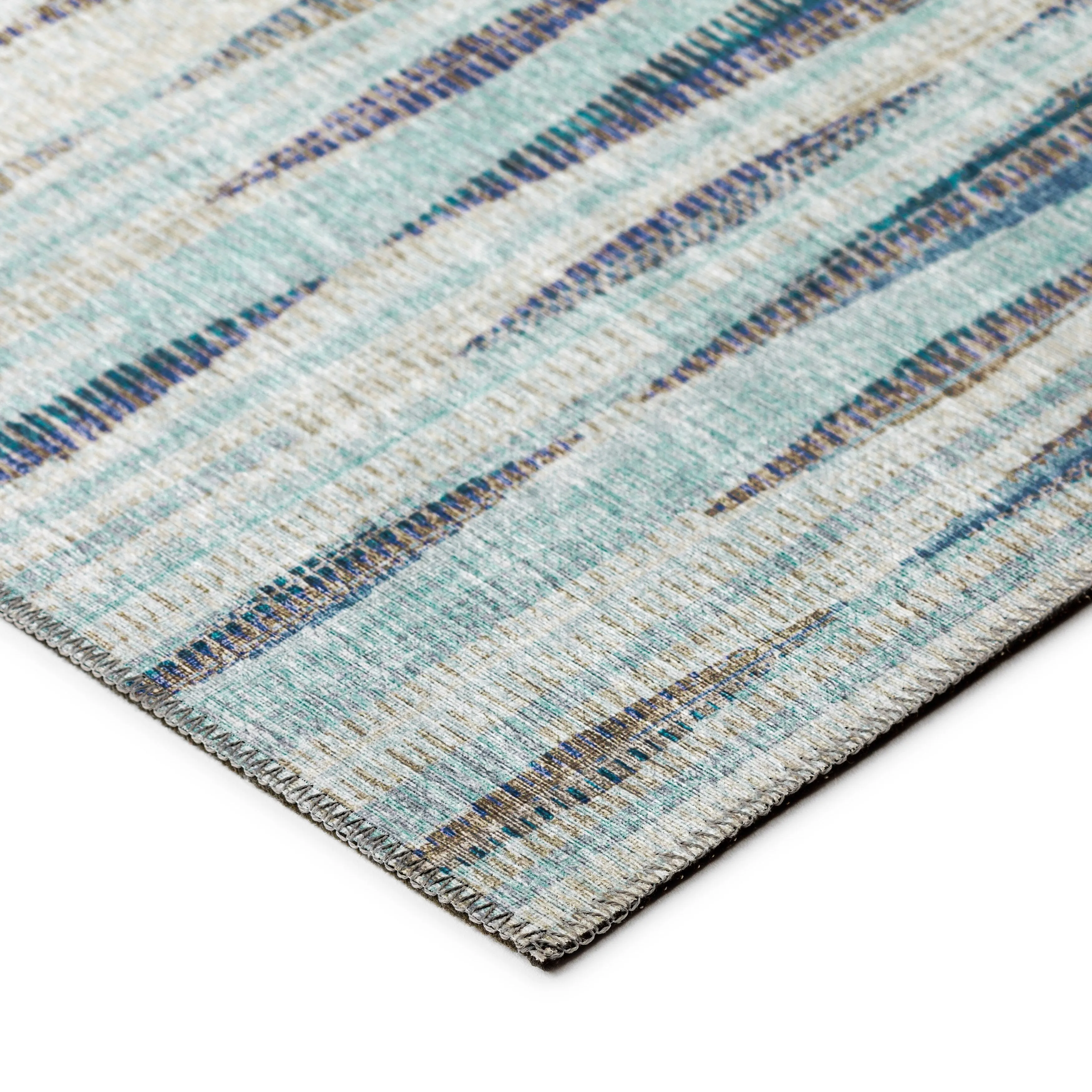 Indoor/Outdoor Waverly Modern Stripes Washable Rug