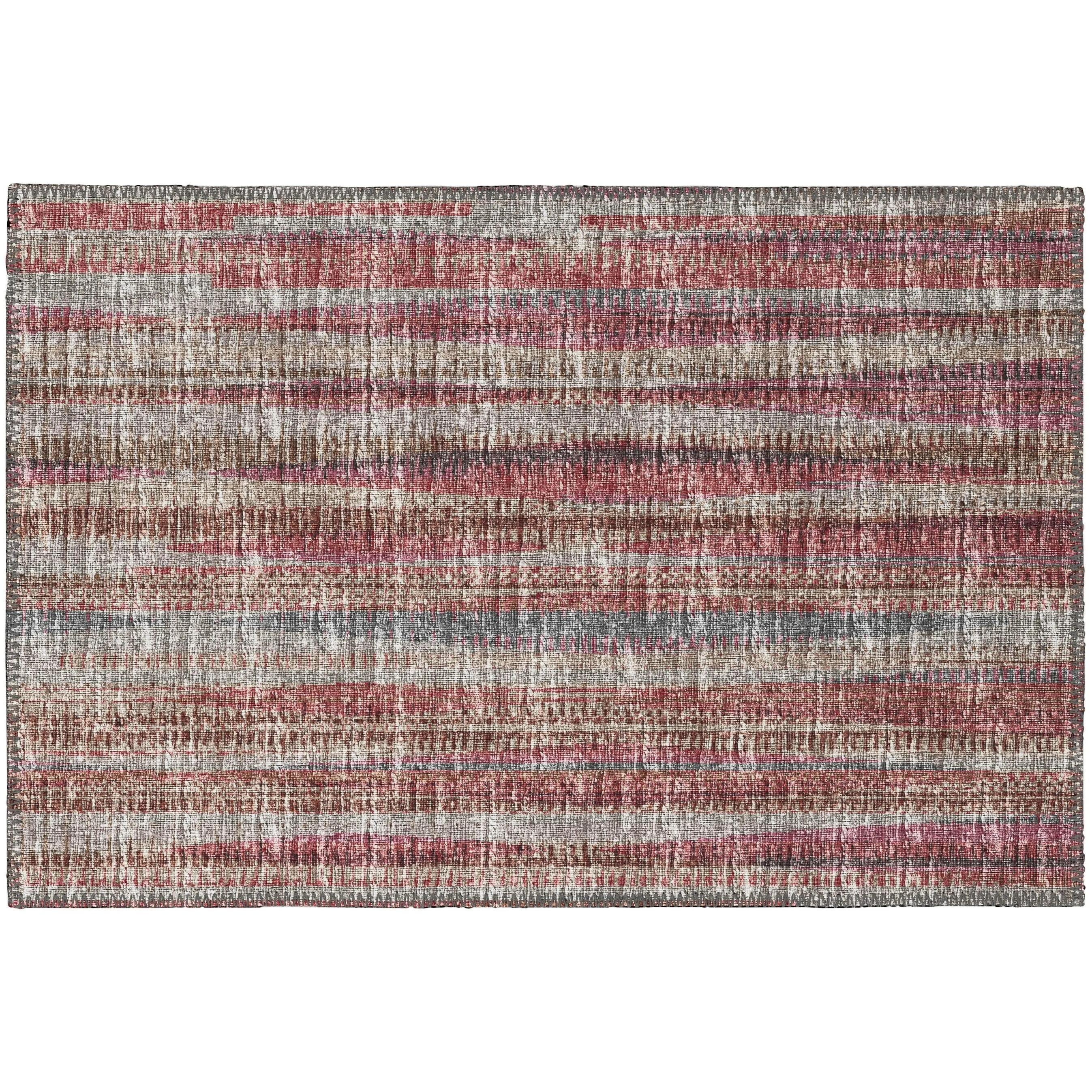 Indoor/Outdoor Waverly Modern Stripes Washable Rug
