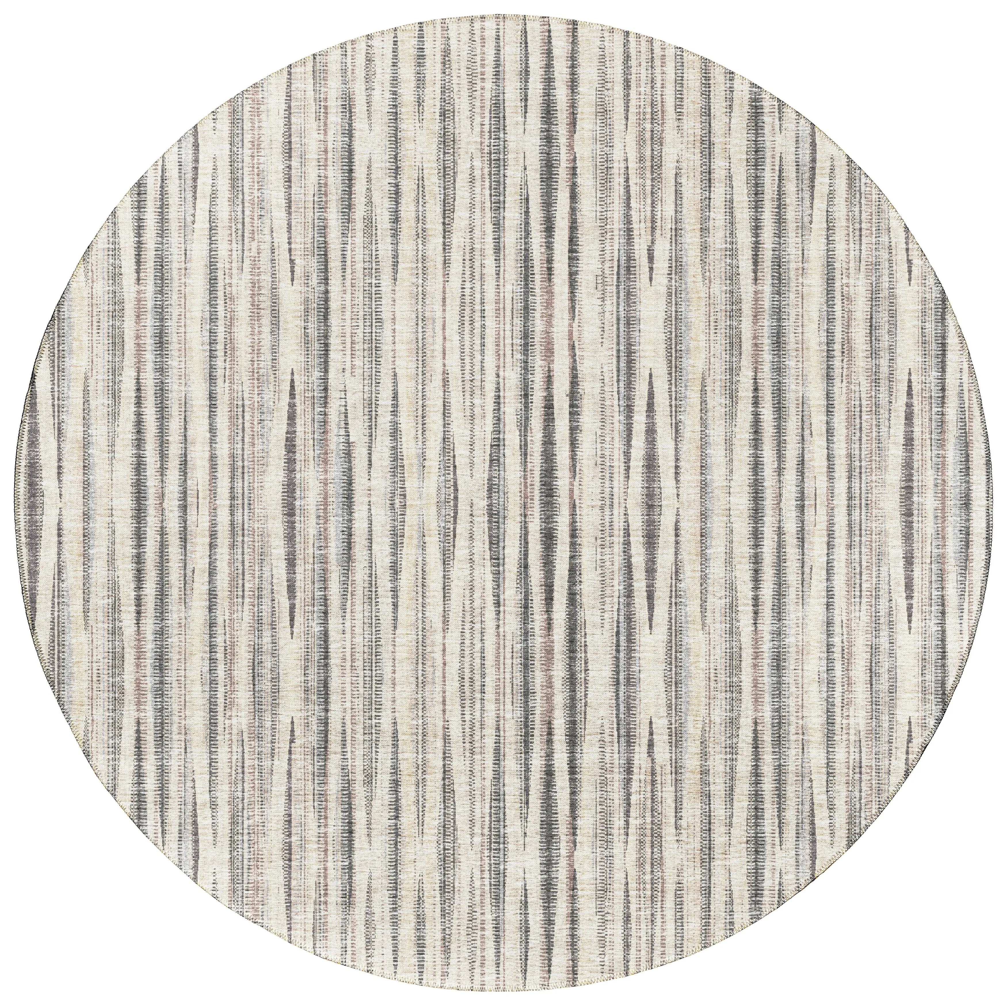 Indoor/Outdoor Waverly Modern Stripes Washable Rug