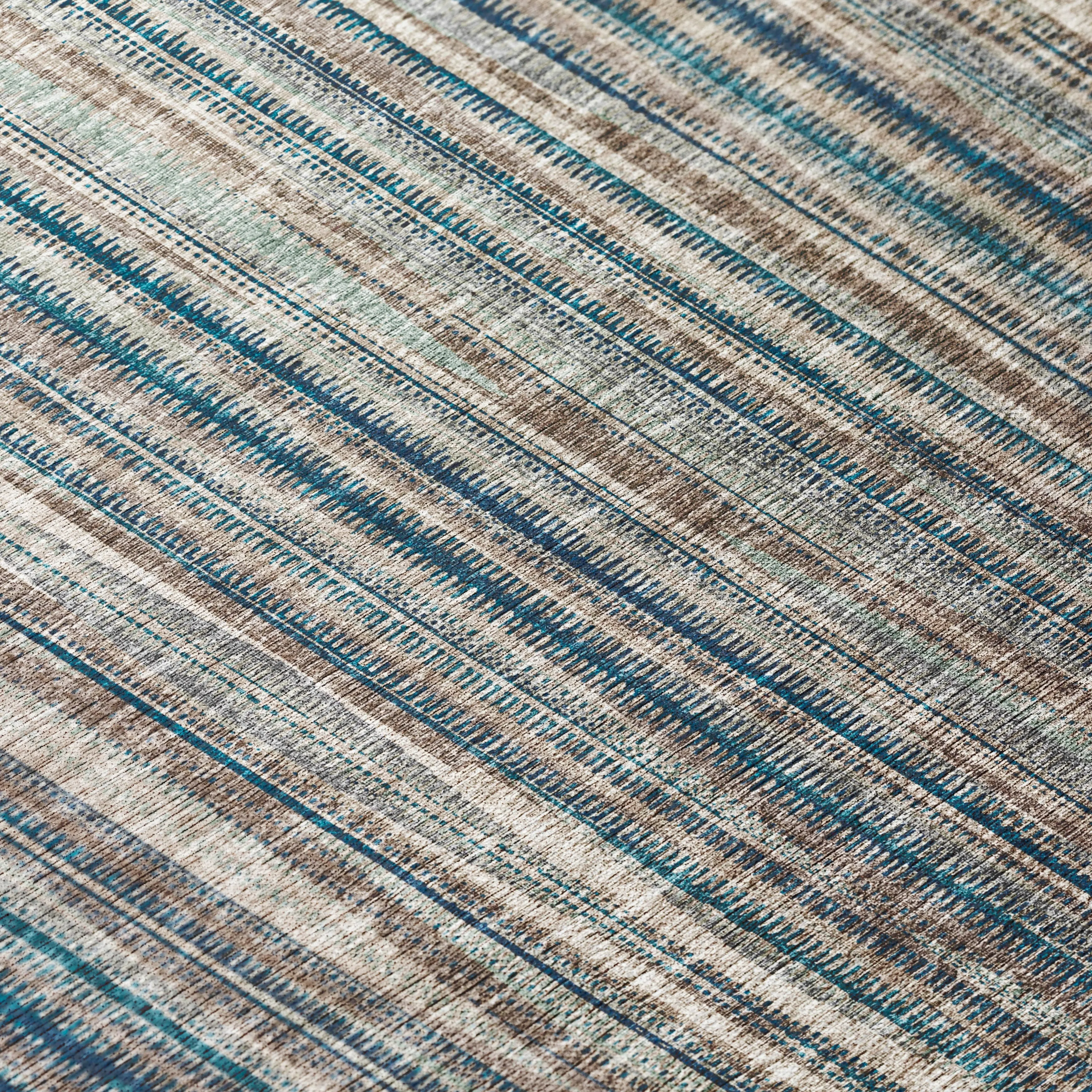 Indoor/Outdoor Waverly Modern Stripes Washable Rug