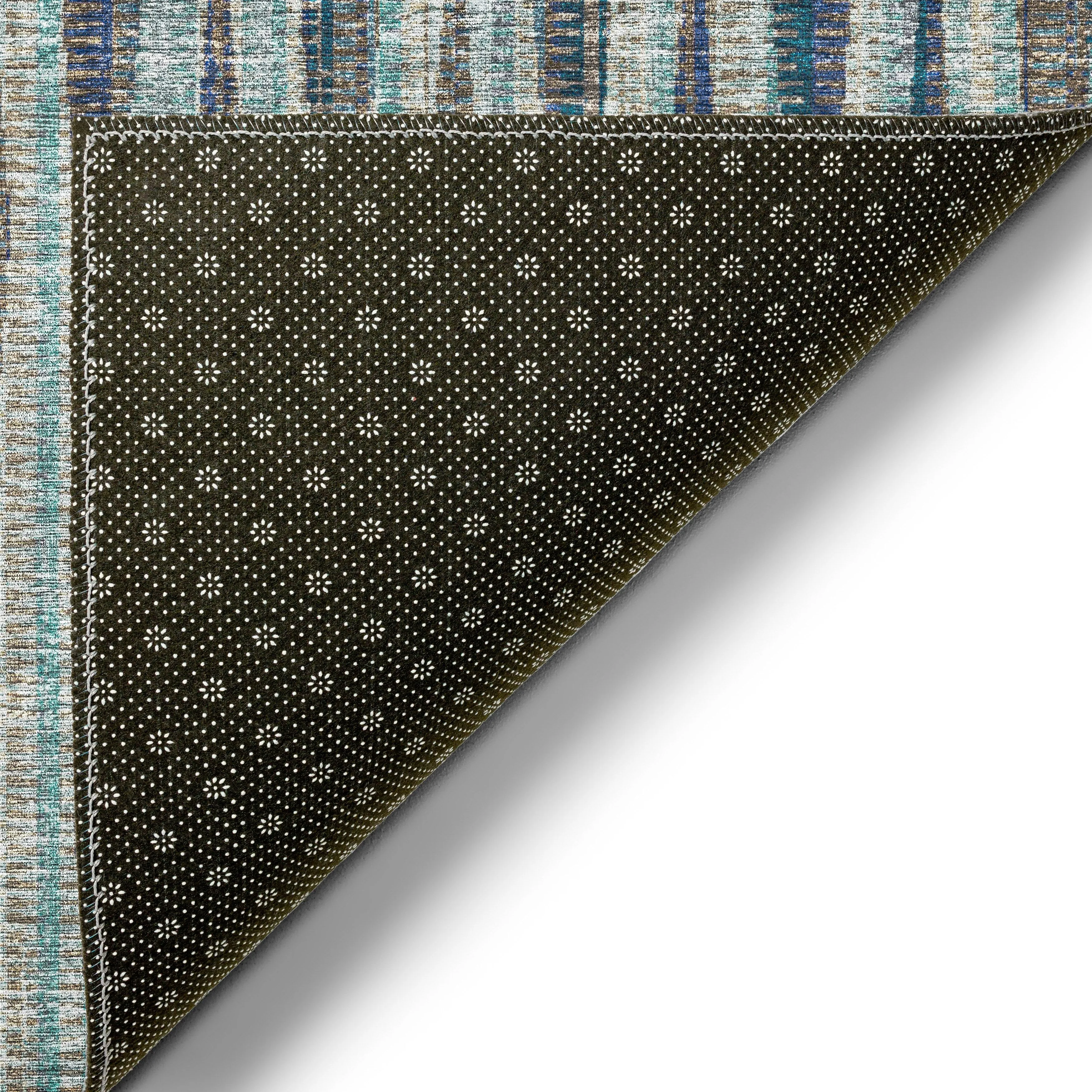 Indoor/Outdoor Waverly Modern Stripes Washable Rug