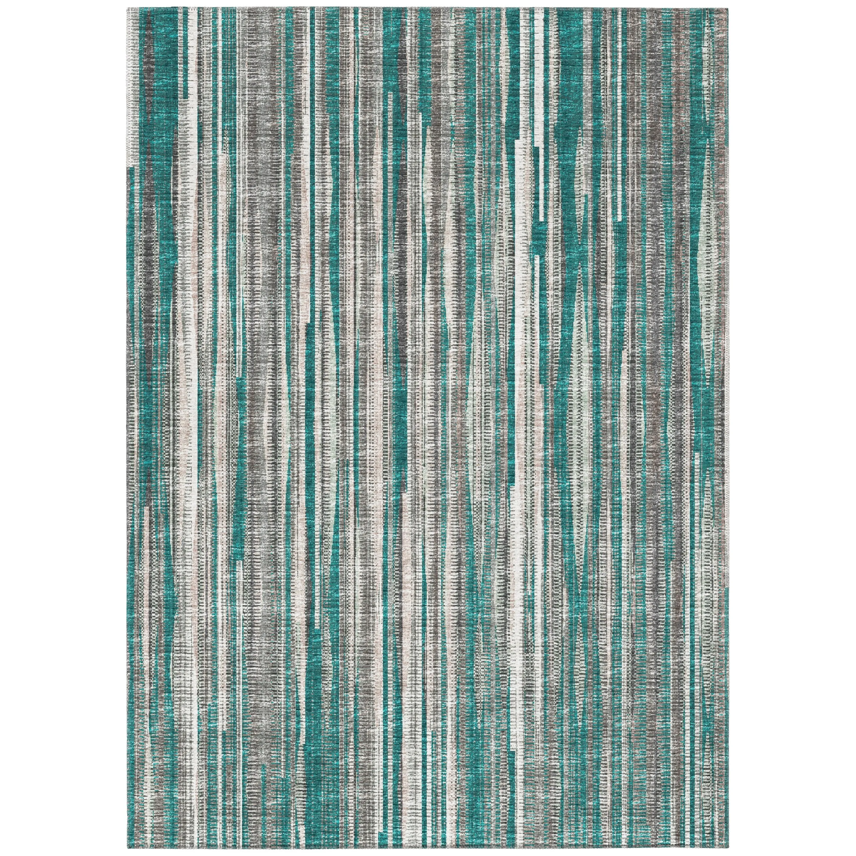 Indoor/Outdoor Waverly Modern Stripes Washable Rug