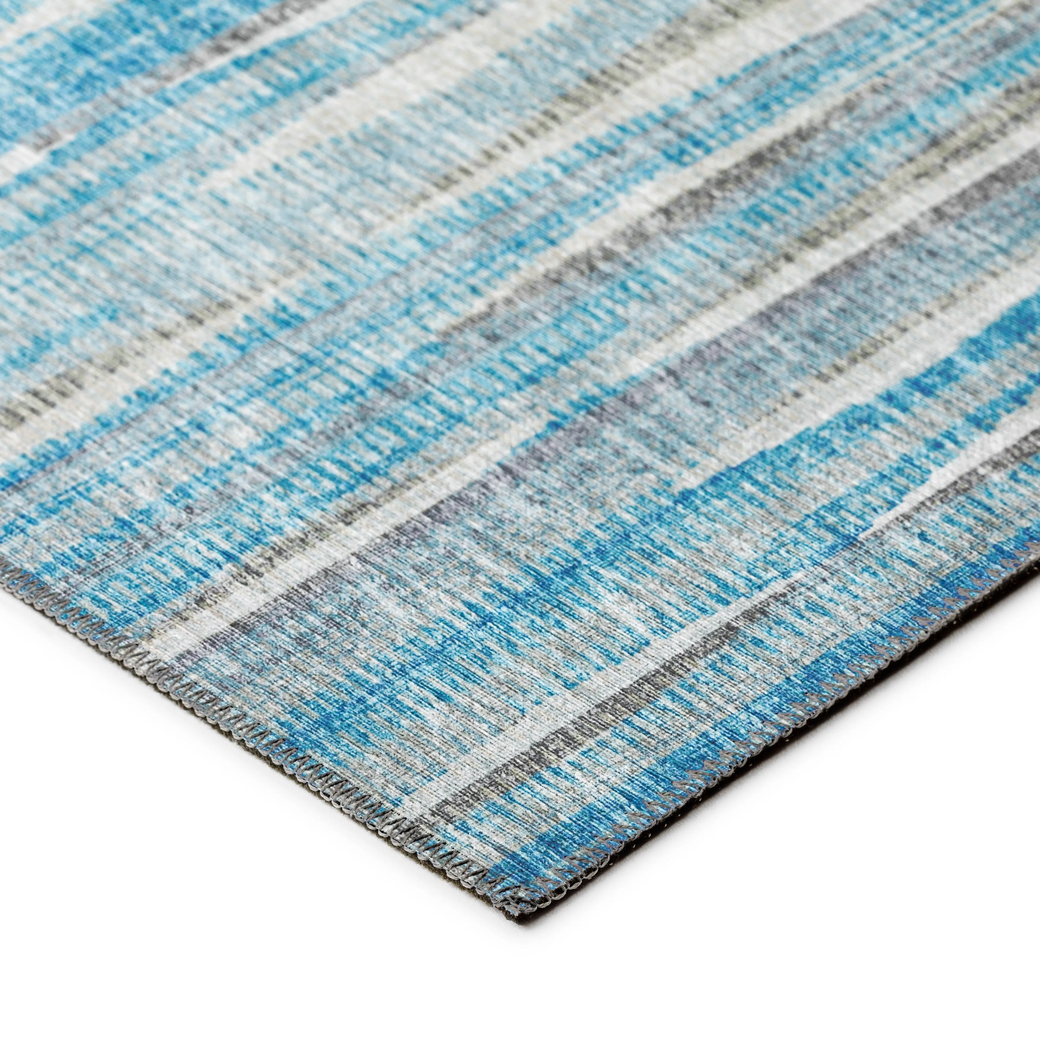 Indoor/Outdoor Waverly Modern Stripes Washable Rug