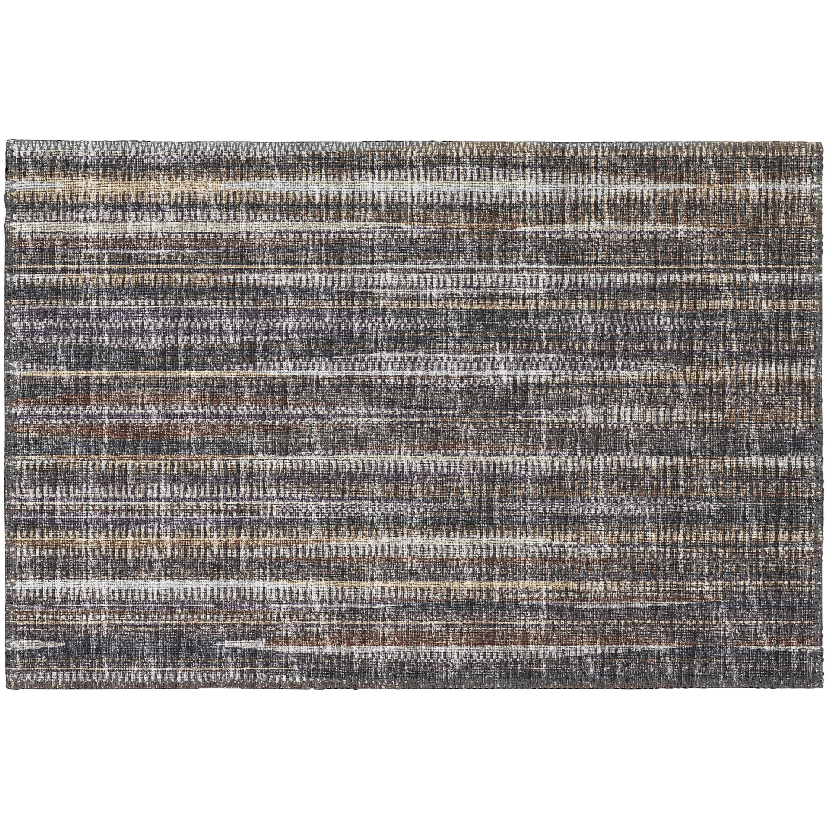 Indoor/Outdoor Waverly Modern Stripes Washable Rug