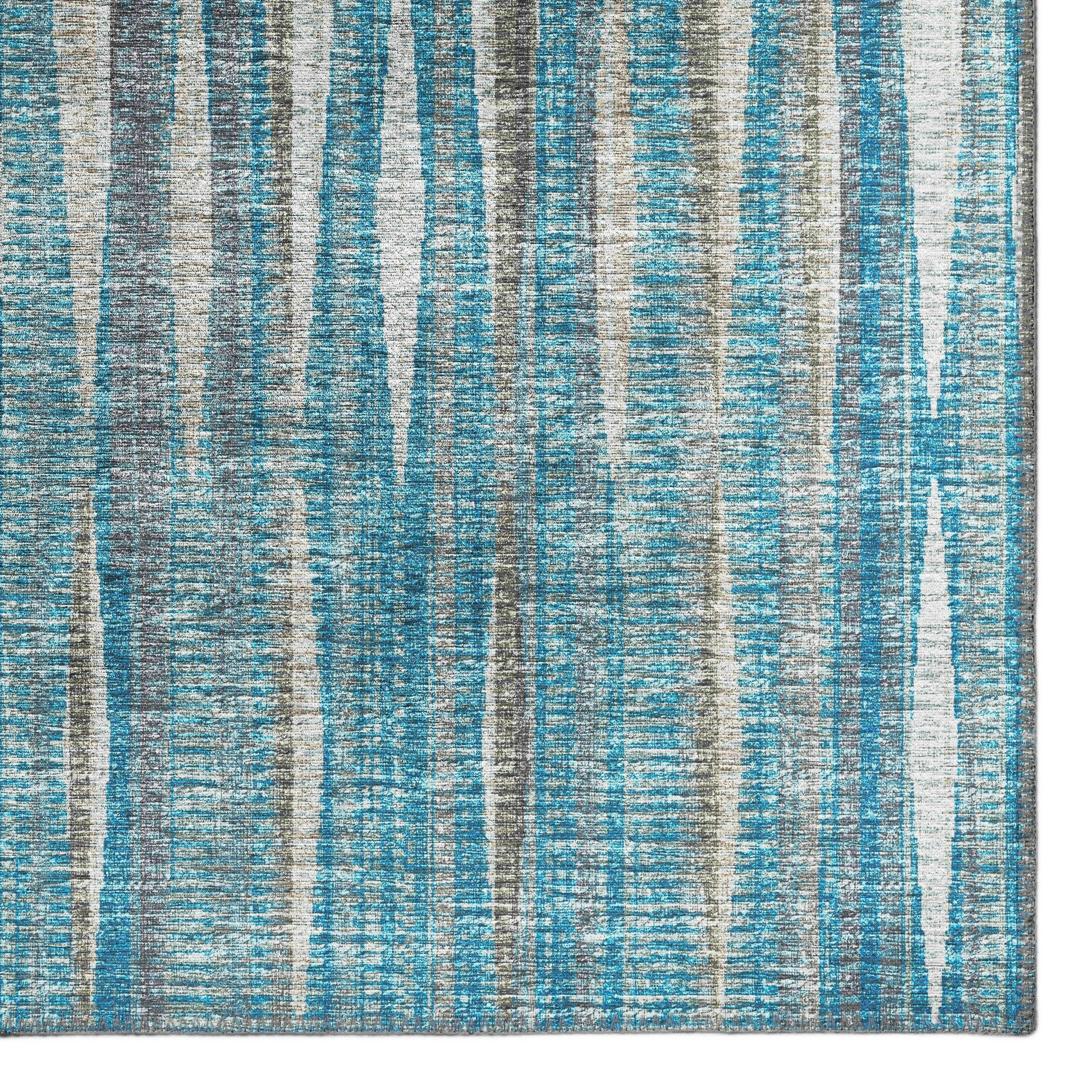 Indoor/Outdoor Waverly Modern Stripes Washable Rug