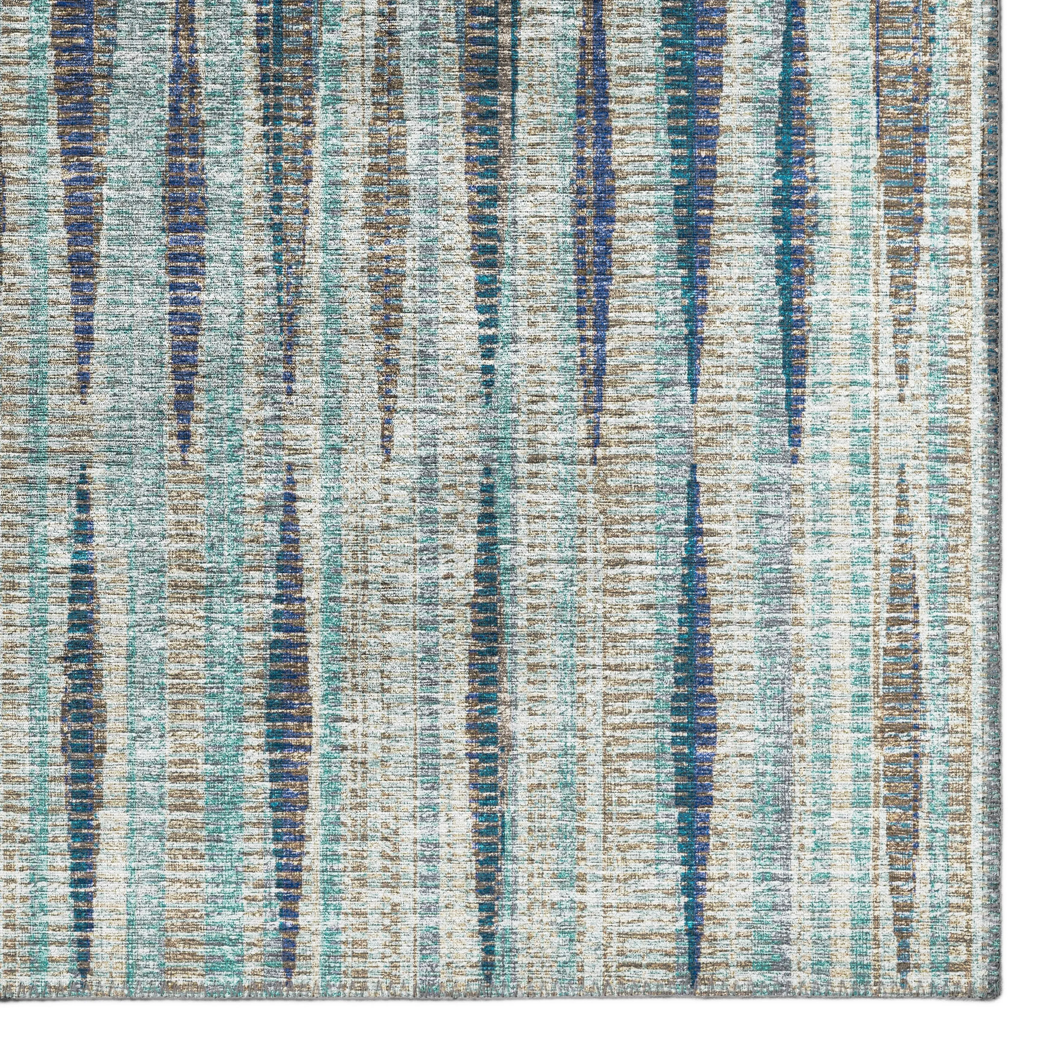 Indoor/Outdoor Waverly Modern Stripes Washable Rug